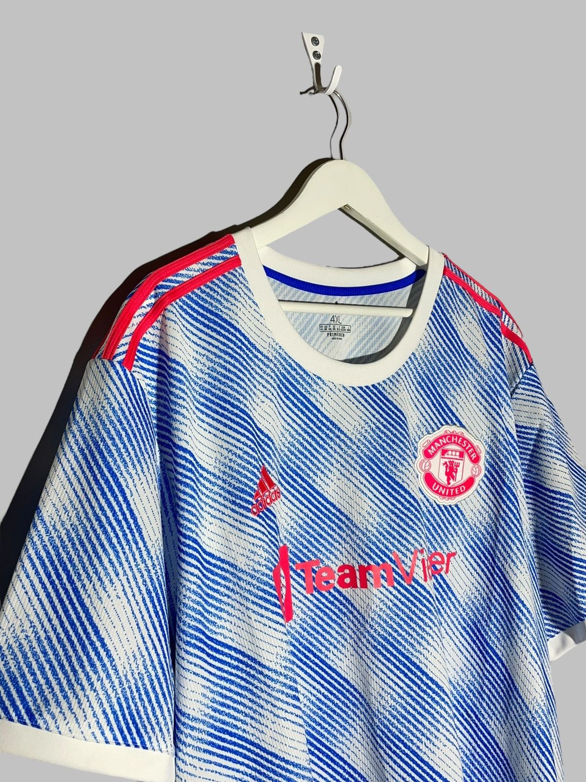 Adidas Manchester United Adidas 2021/22 Away Football Shirt Size US XXL / EU 58 / 5 - 3 Thumbnail