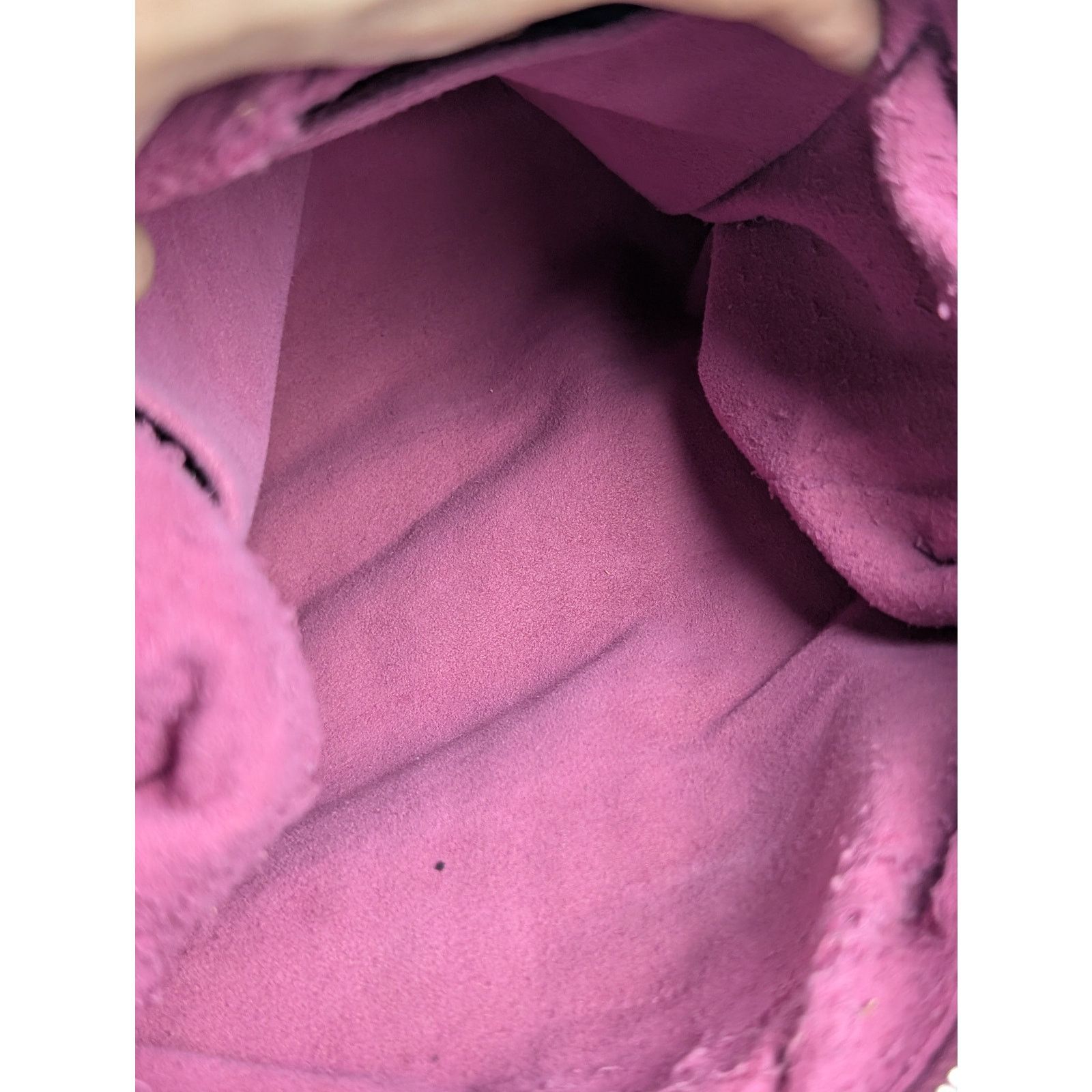 Louis Vuitton Louis Vuitton Fuchsia Denim Monogram Denim Baggy PM Size ONE SIZE - 6 Thumbnail