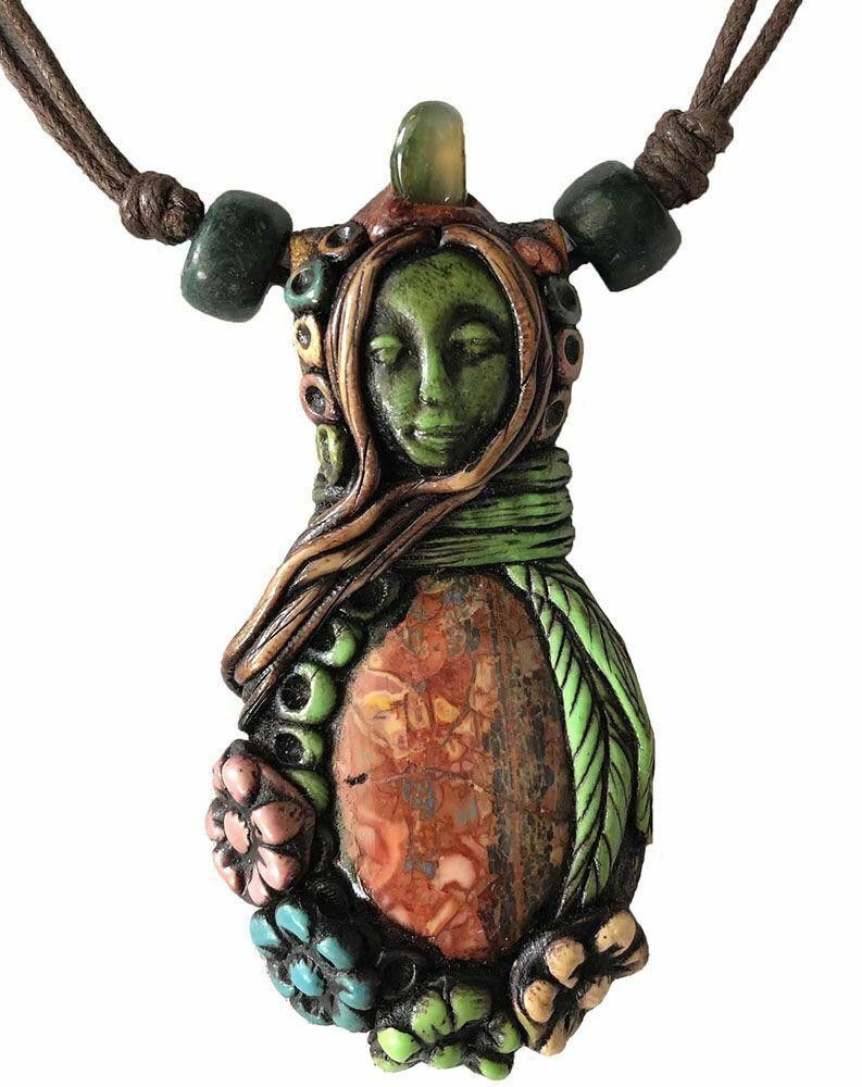 Designer New Brown Artisan Hand Made Necklace Size ONE SIZE - 3 Thumbnail