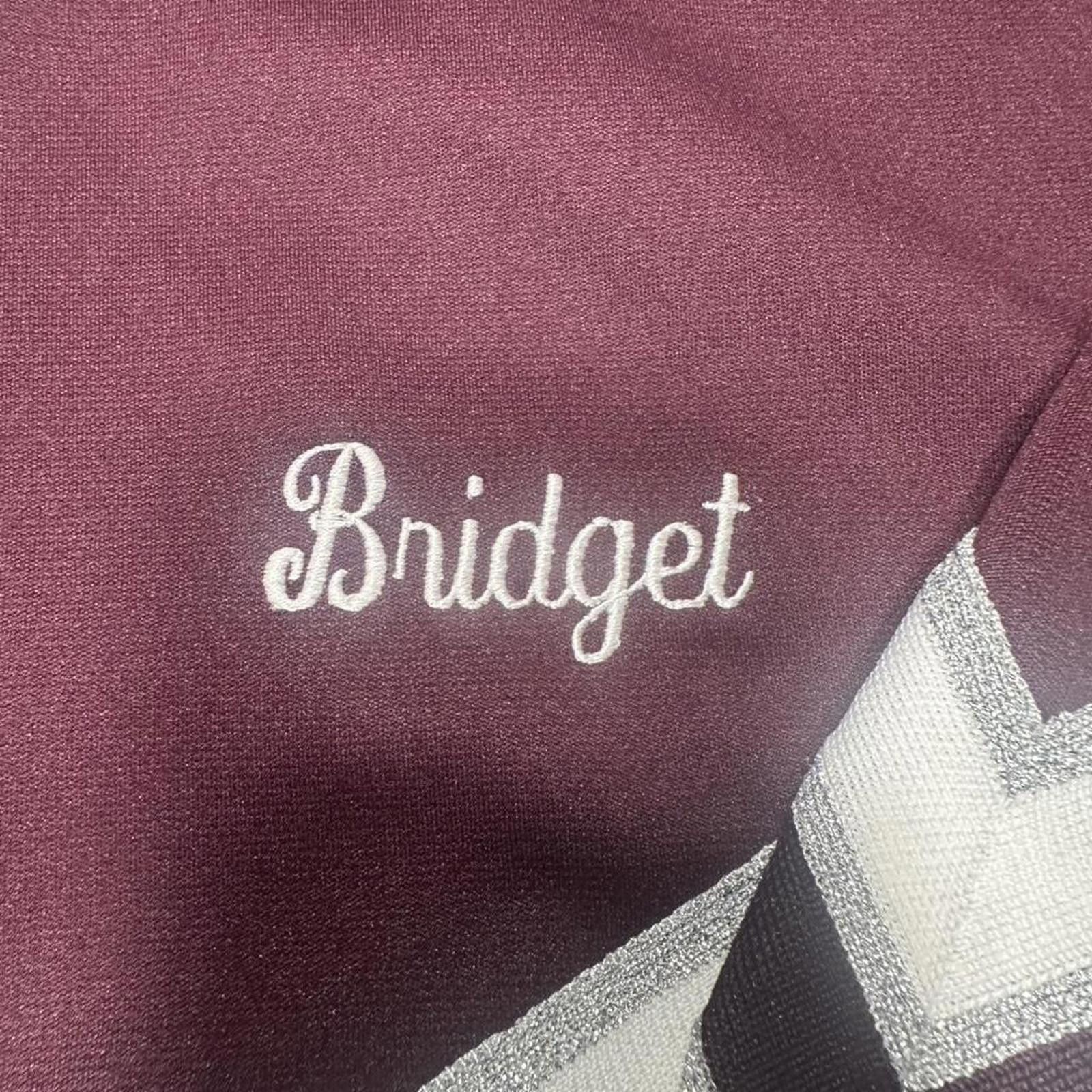 Other Burgundy and white “Bridget “zip-up h#skater Size S / US 4 / IT 40 - 5 Thumbnail