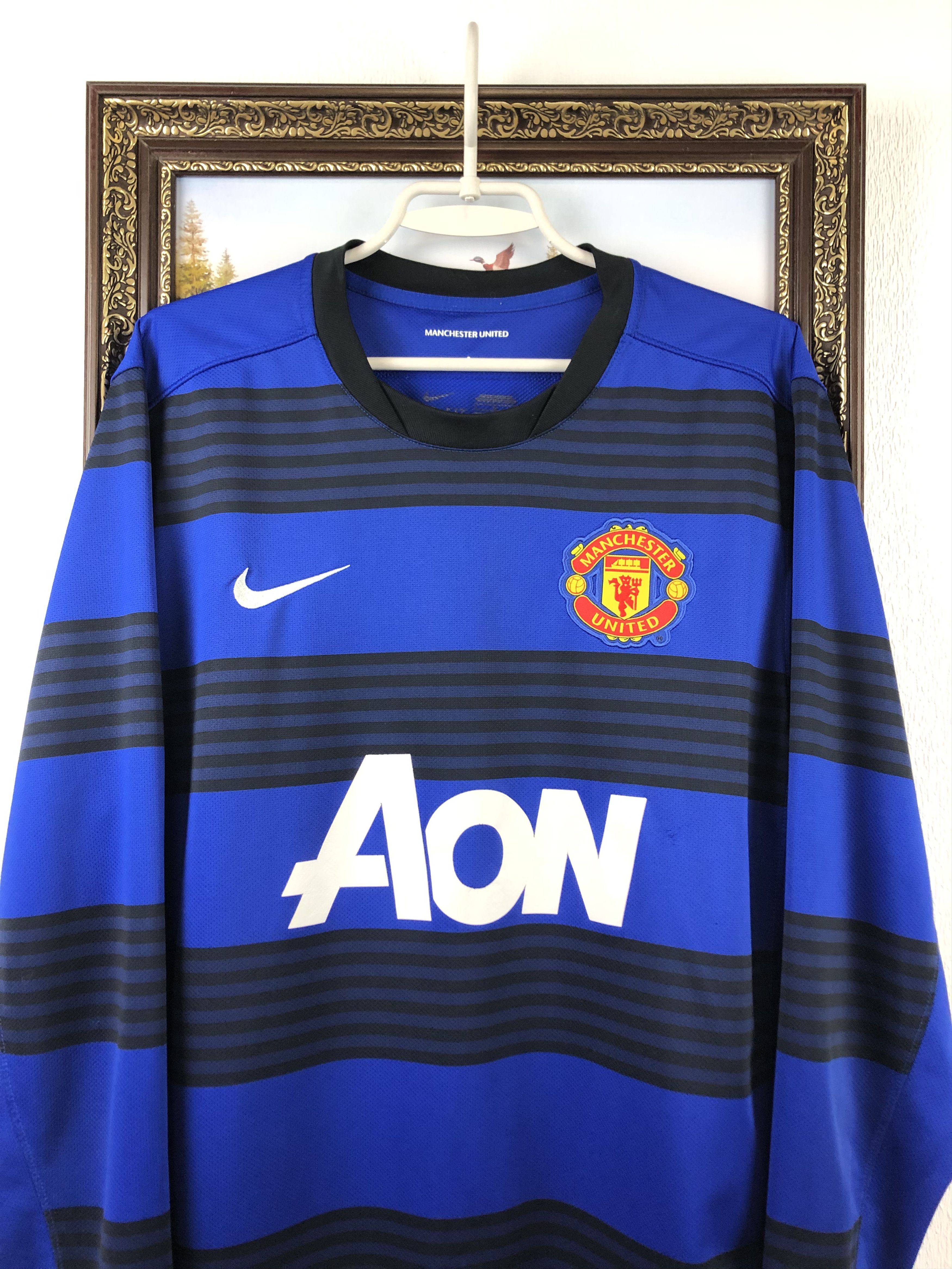 Nike × Vintage Manchester United shirt 2011 Soccer Nike Long Sleeve Jersey Size US L / EU 52-54 / 3 - 2 Thumbnail