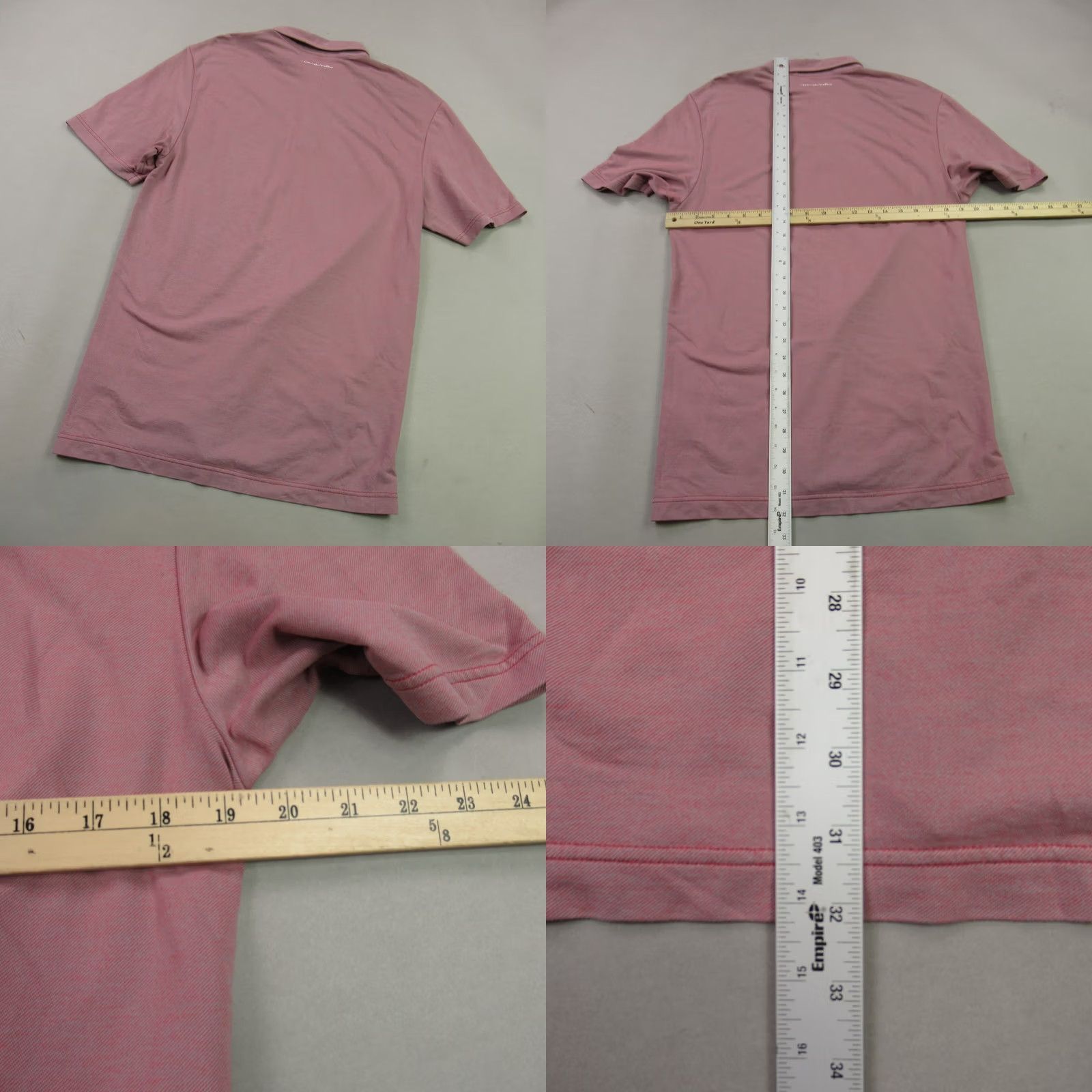 TravisMathew Travis Mathew Shirt Mens Medium Short Sleeve Outdoors Golfer Pink Polo Size US M / EU 48-50 / 2 - 8 Thumbnail