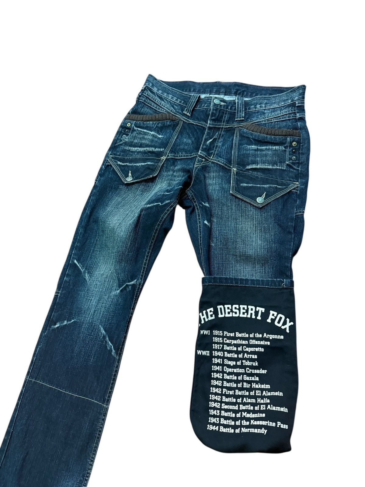 PPFM PPFM THE DESERT FOX DENIM JEANS Size US 33 - 13 Thumbnail