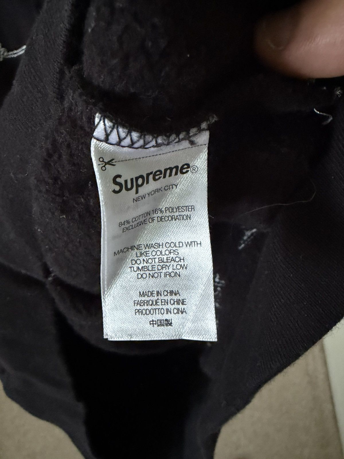 Supreme Rare Supreme Embroidery Script Hoodie Size US XL / EU 56 / 4 - 5 Thumbnail