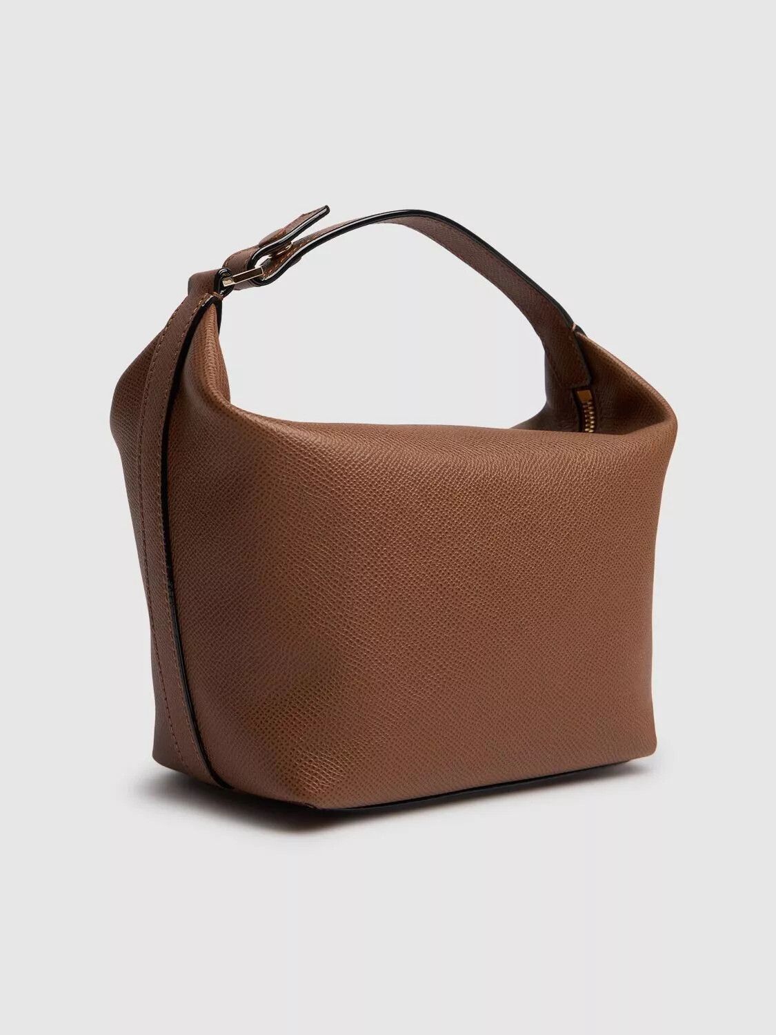 Valextra VALEXTRA Mochi Mini Choc Leather Top Handle Bag Size ONE SIZE - 2 Thumbnail
