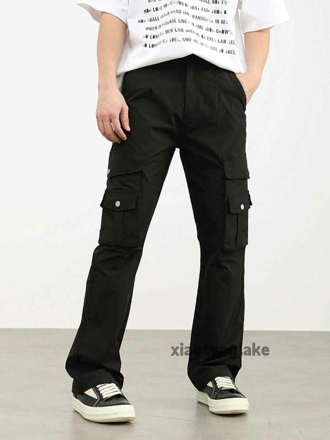 Designer × Japanese Brand × Vintage utility military outdoor cargo bootcut flared pants Size US 32 / EU 48 - 3 Thumbnail