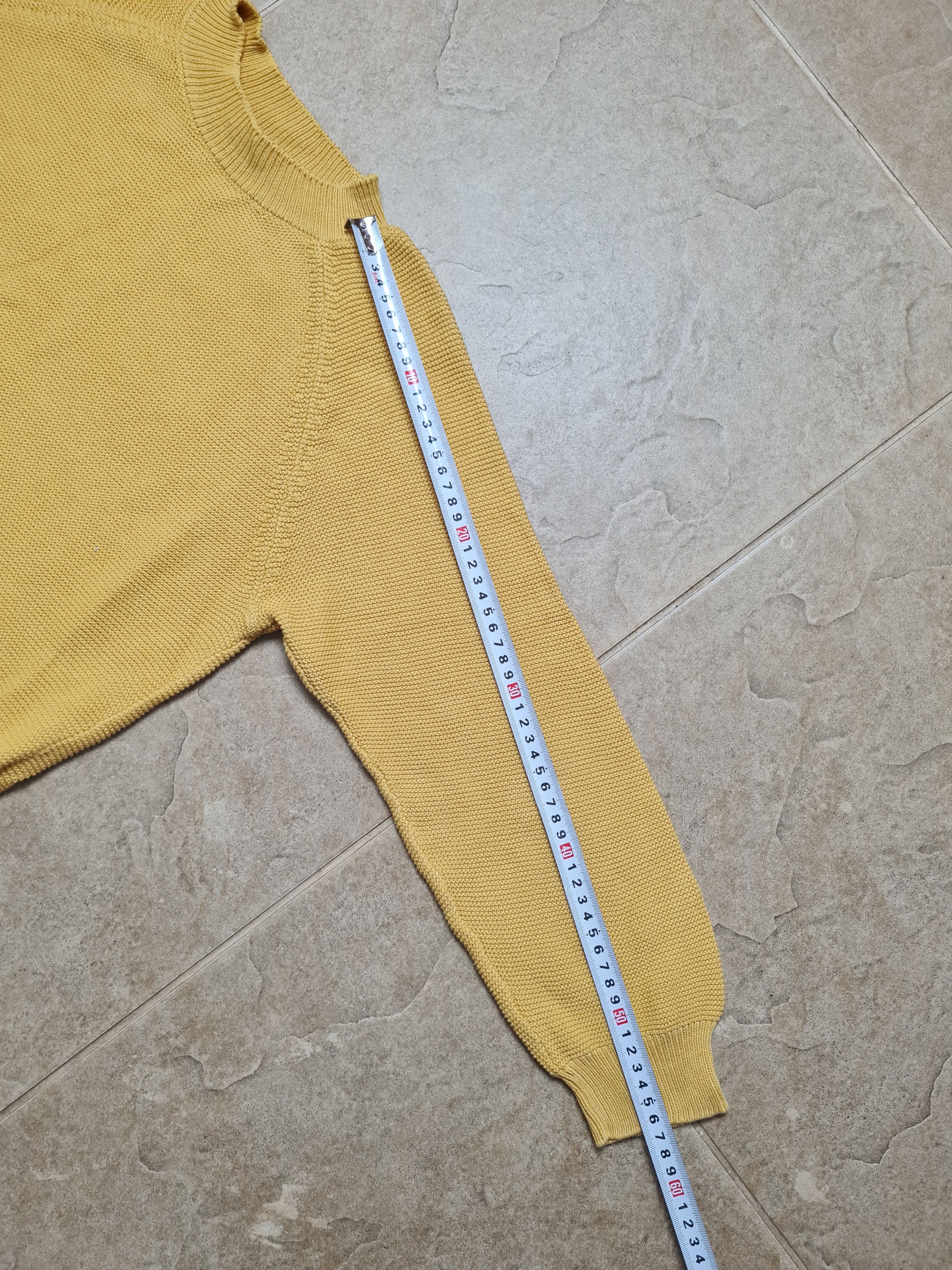 Max Mara Weekend Max Mara Womens Yellow Knit Sweater Raglan Sleeve Size M / US 6-8 / IT 42-44 - 7 Thumbnail