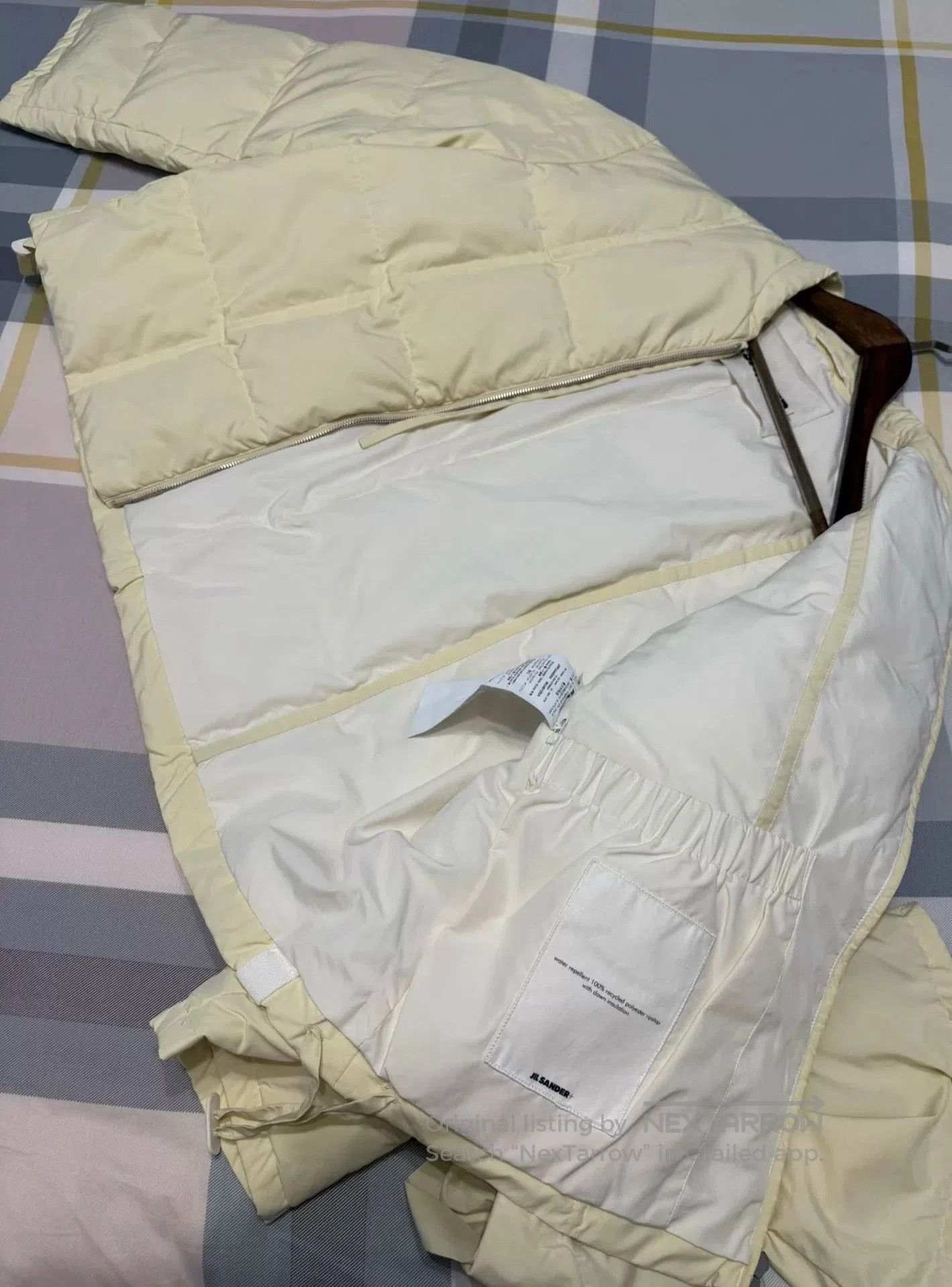 Jil Sander Jil Sander Down Jacket in Cream Color. Size M / US 6-8 / IT 42-44 - 8 Thumbnail