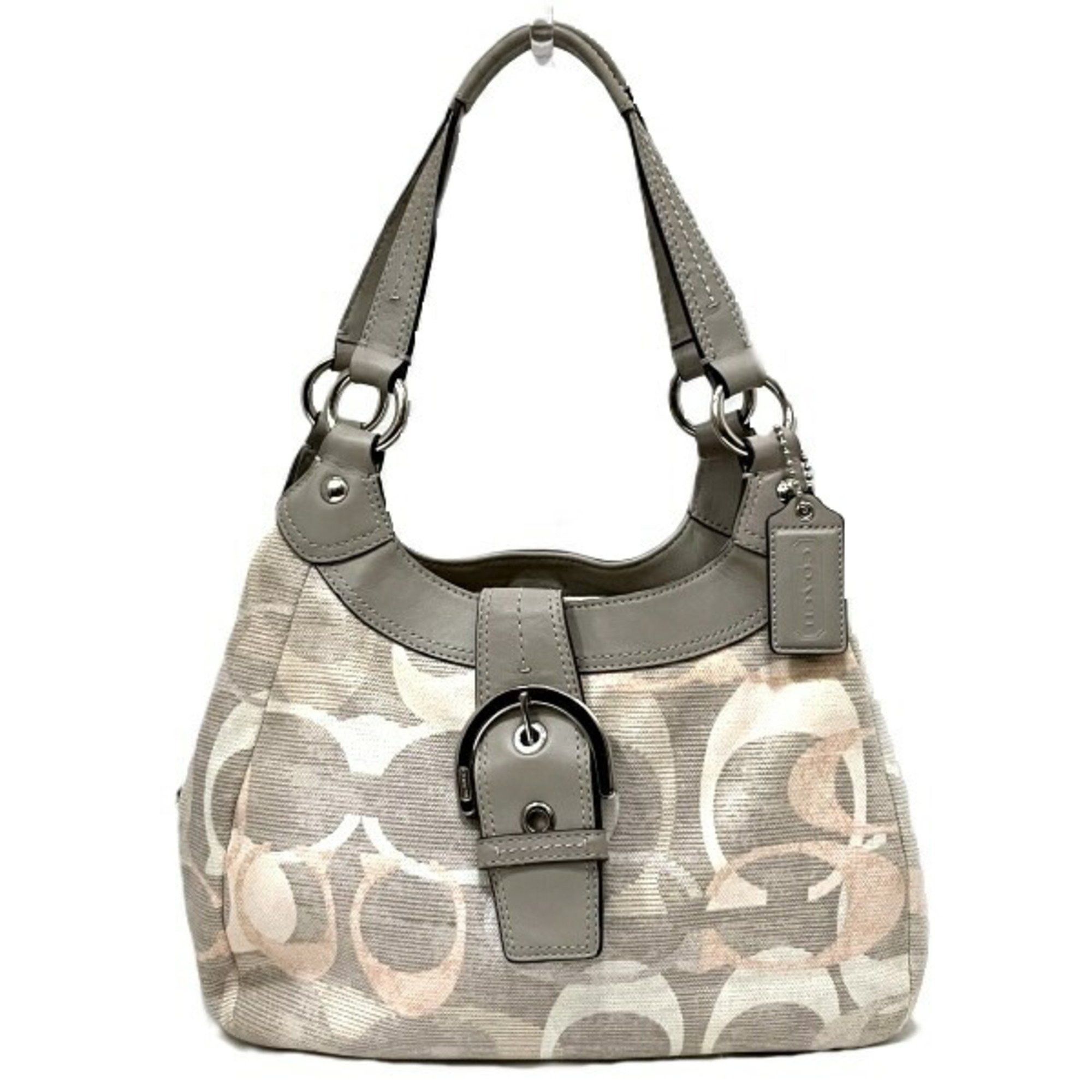 image of Coach Signature F19193 Bags Handbags Shoulder Women's in Grey