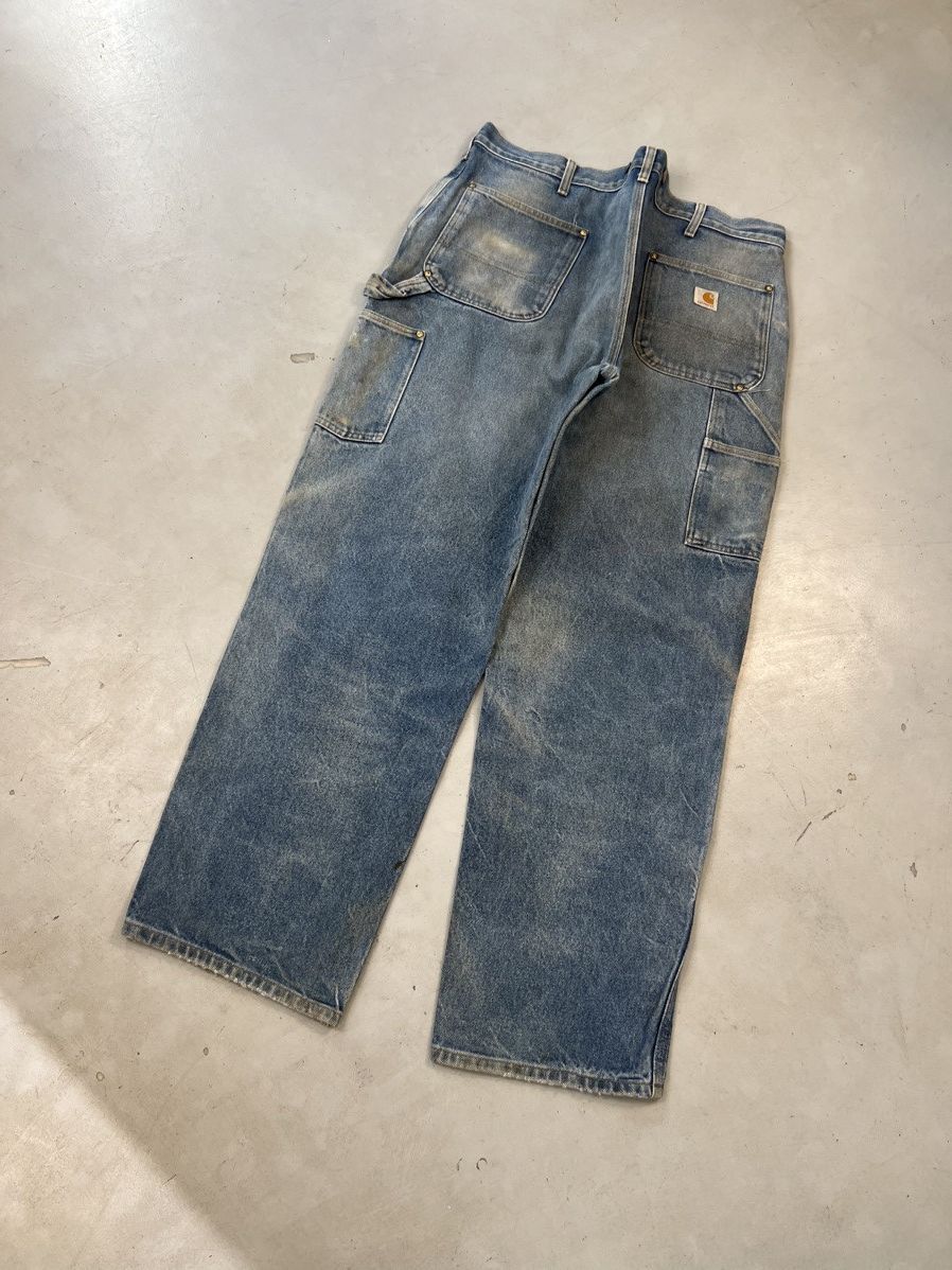 Carhartt Vintage Carhartt B136 dst double knee denim Size US 42 / EU 58 - 7 Thumbnail