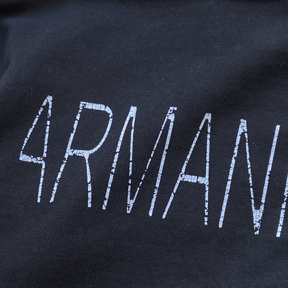 Armani 📌 Crazy Vintage Armani Jeans Crop Y2K Zip-Up Hoodie Size M / US 6-8 / IT 42-44 - 6 Thumbnail