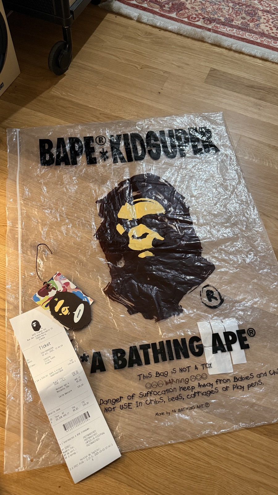 Bape Bape X Kidsuper Solid Camo Jacquard Jacket Beige Size US XL / EU 56 / 4 - 7 Thumbnail