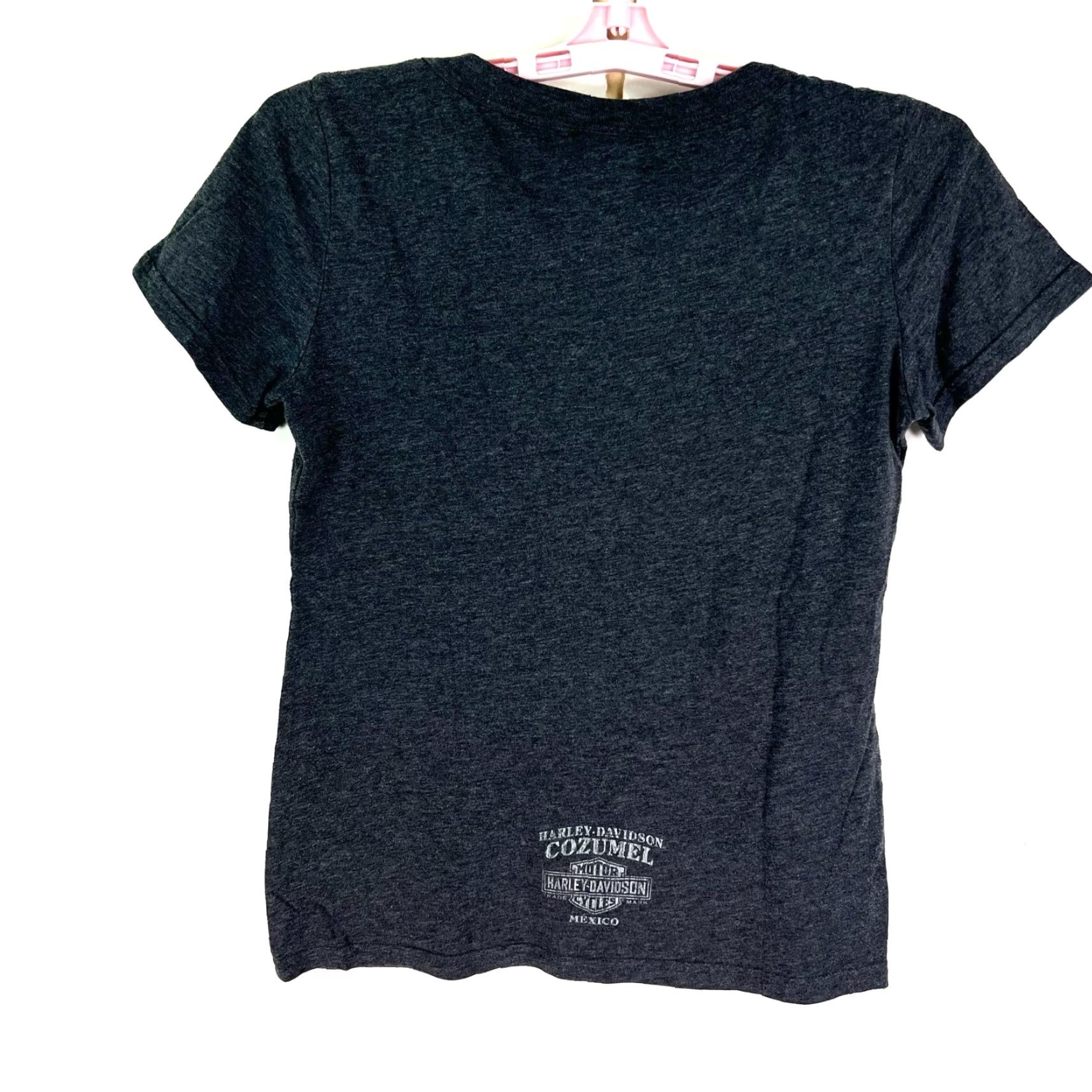 Harley Davidson Harley-Davidson Short Sleeve T-Shirt Cozumel Steel Chain Wpmens Size S Gray Size S / US 4 / IT 40 - 6 Thumbnail