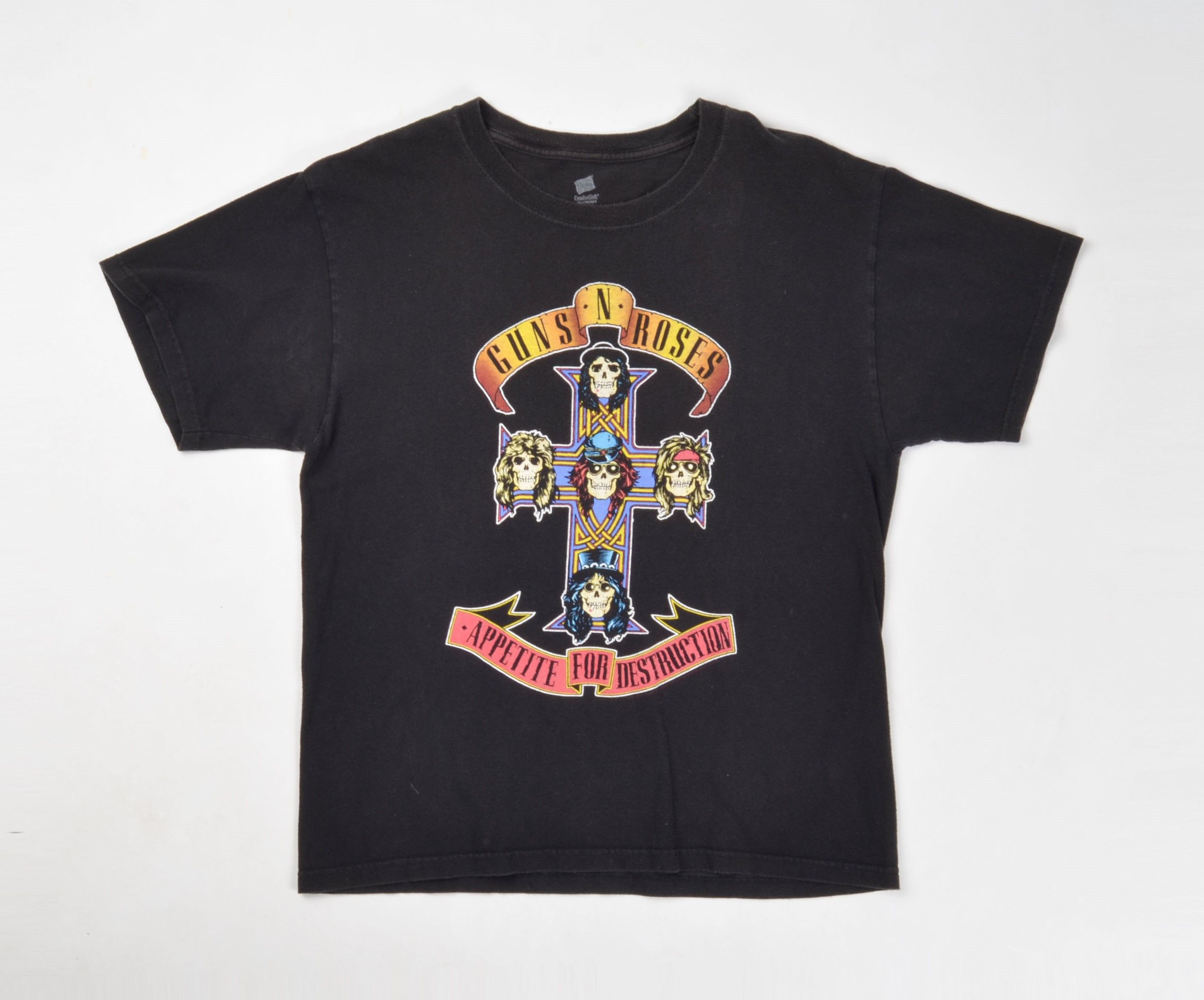 Band Tees × Hanes × Vintage Vintage Gun's n Roses 2006 Logo Faded Short Sleeve T-shirt Size US M / EU 48-50 / 2 - 1 Thumbnail