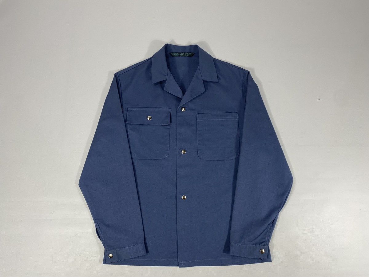 Vintage 90s Vintage Work Two Pockets Light Jacket Shirt Size US XS / EU 42 / 0 - 8 Thumbnail
