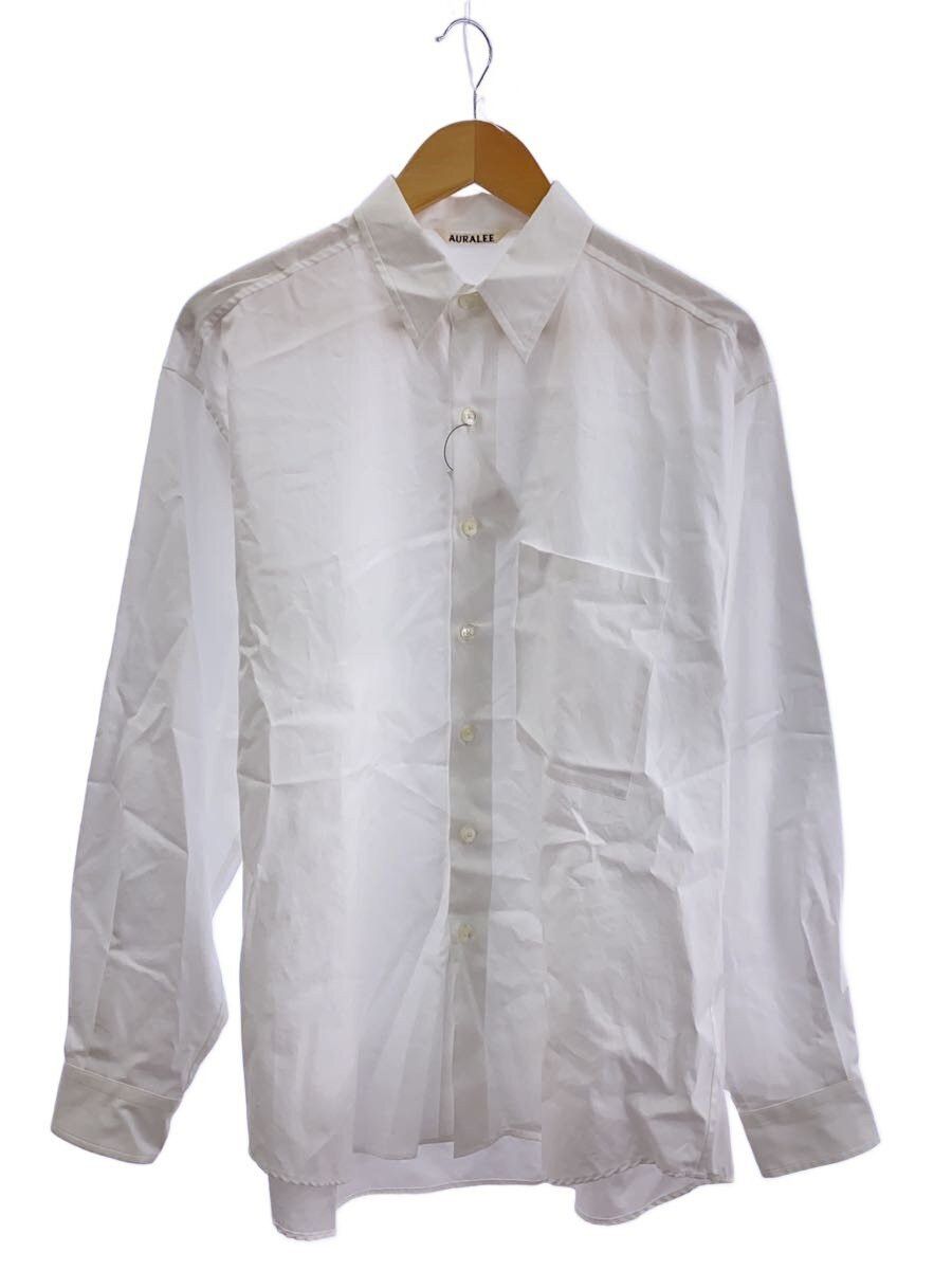 Auralee White Cotton Long Sleeve Shirt Size US XL / EU 56 / 4 - 2 Thumbnail