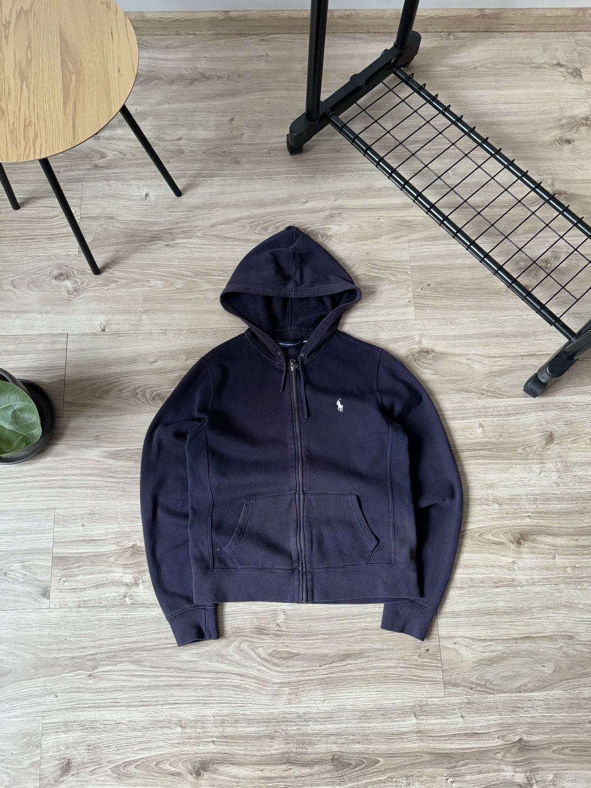 Vintage Vintage Y2K Polo Ralph Lauren Sport Sun Faded Zip Hoodie Size M / US 6-8 / IT 42-44 - 1 Thumbnail
