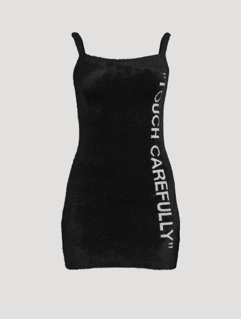 Off-White o1y1125 Mini Dress in Black/White Size XS / US 0-2 / IT 36-38 - 1 Thumbnail