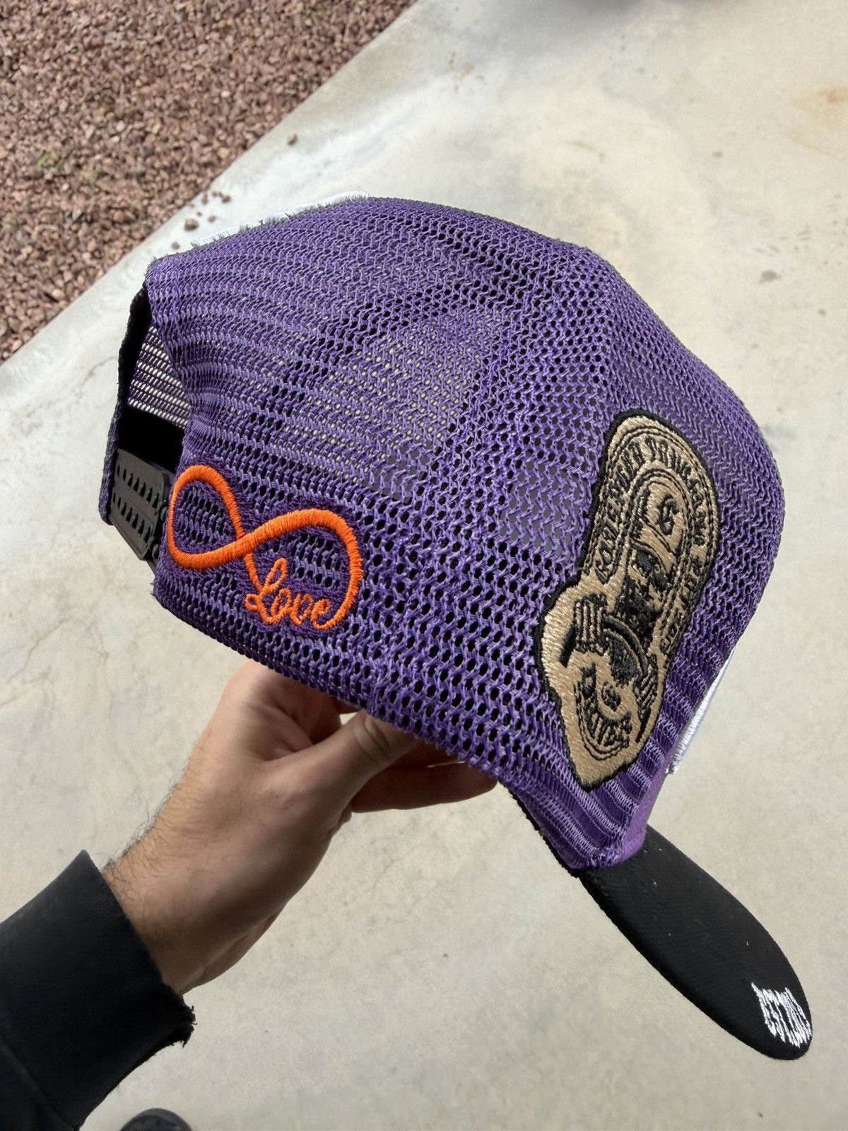 Godspeed Godspeed GS Forever Trucker Hat Purple/Black Size ONE SIZE - 5 Thumbnail