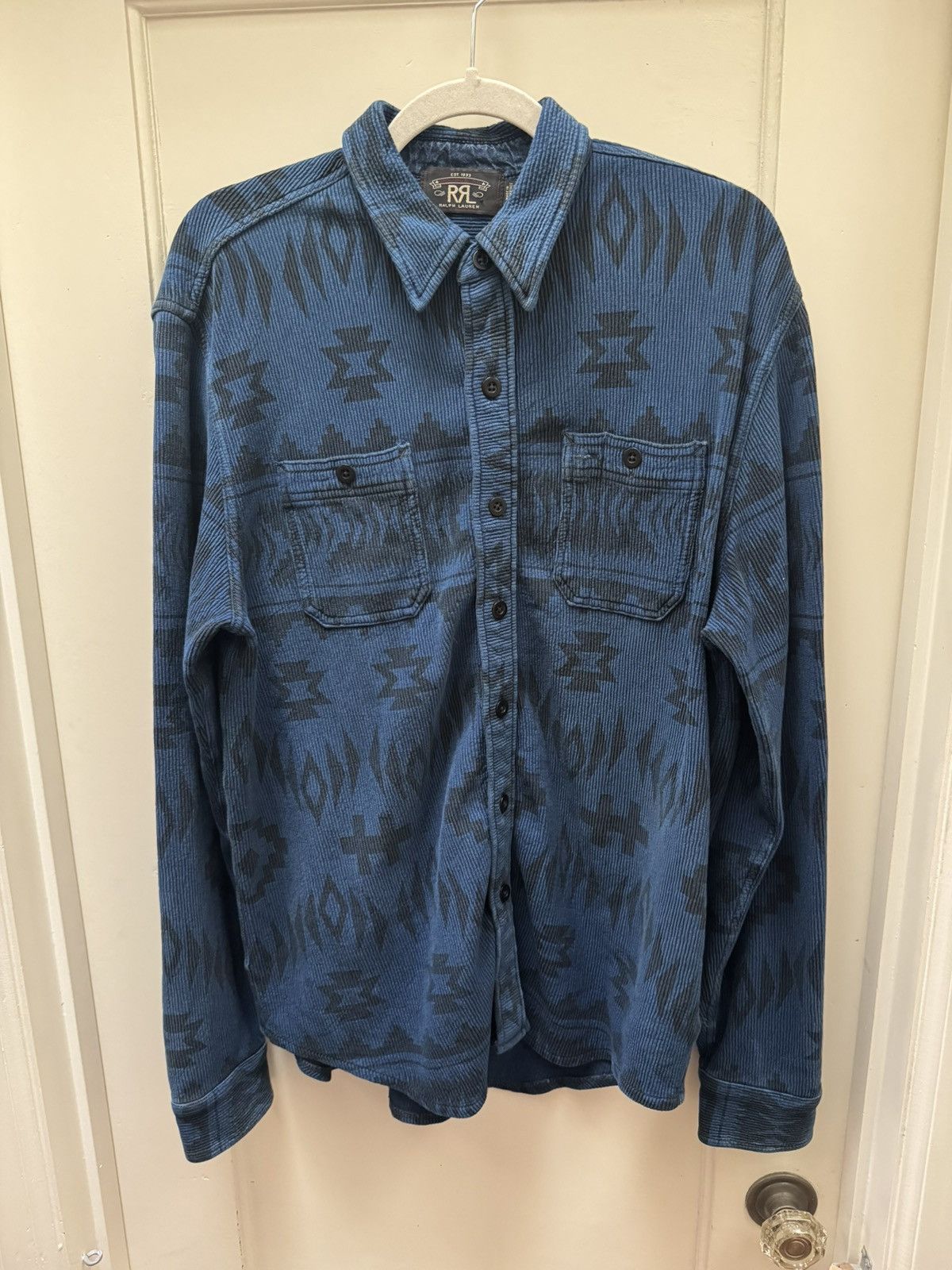 ERL ERL Star-Jacquard Denim Jacket | Grailed
