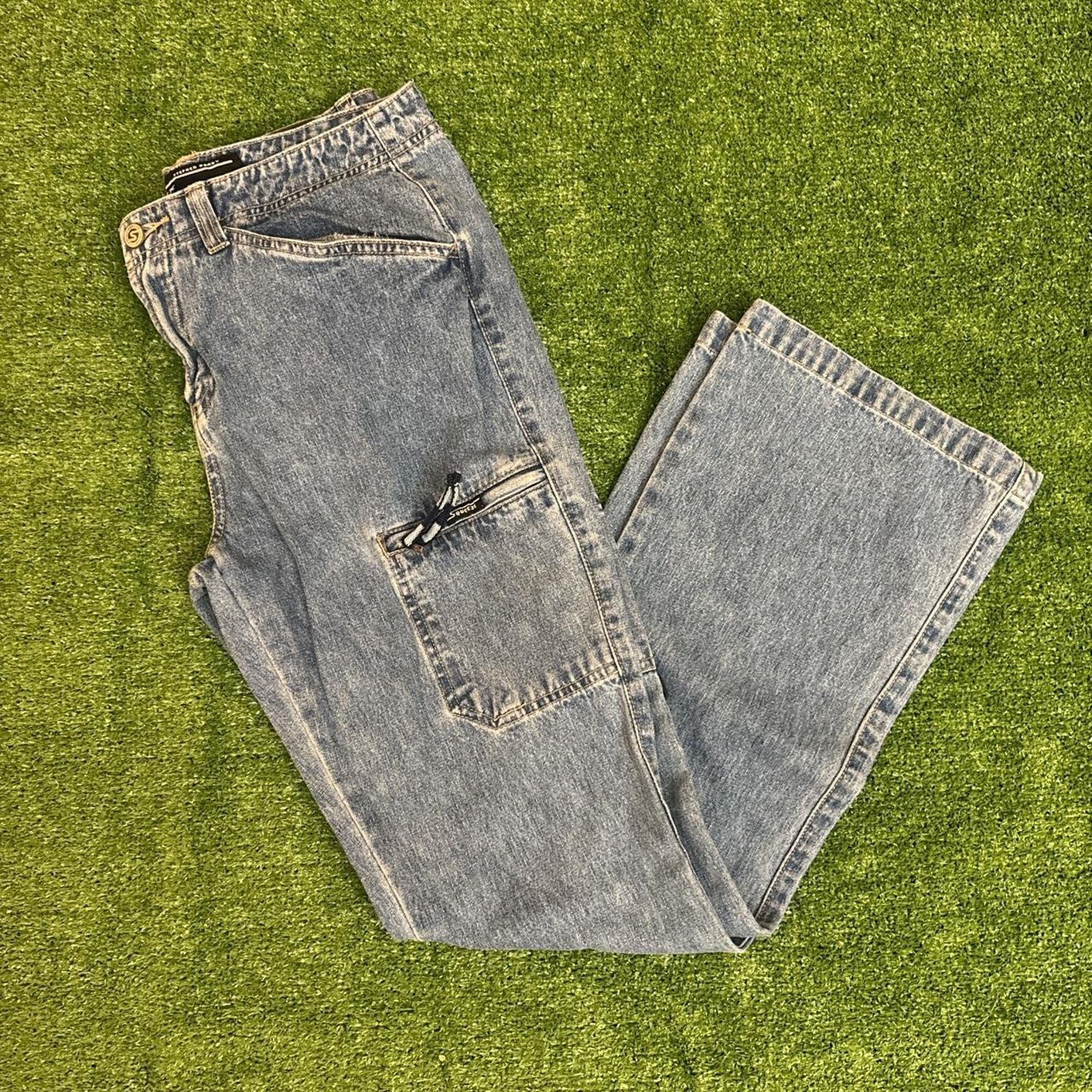 Other Women’s Retro Stephen Hardy Squeeze Denim Utility Jeans Size 29" - 1 Thumbnail