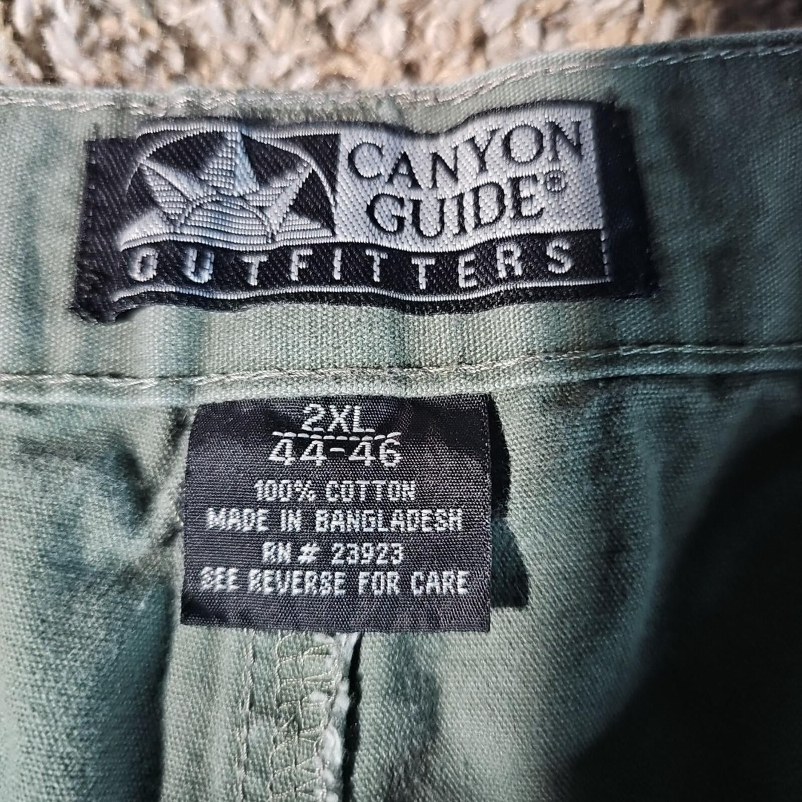 Canon Canyon Guide Outfitters 2XL 44-46 Green Shorts Size US 40 / EU 56 - 4 Thumbnail