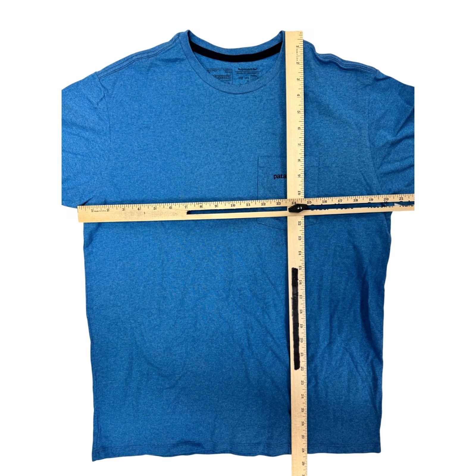 Patagonia Patagonia Men's Responsibili-Tee T-Shirt Blue Size S Crew Neck Short Sleeve Pocket Size US S / EU 44-46 / 1 - 4 Thumbnail