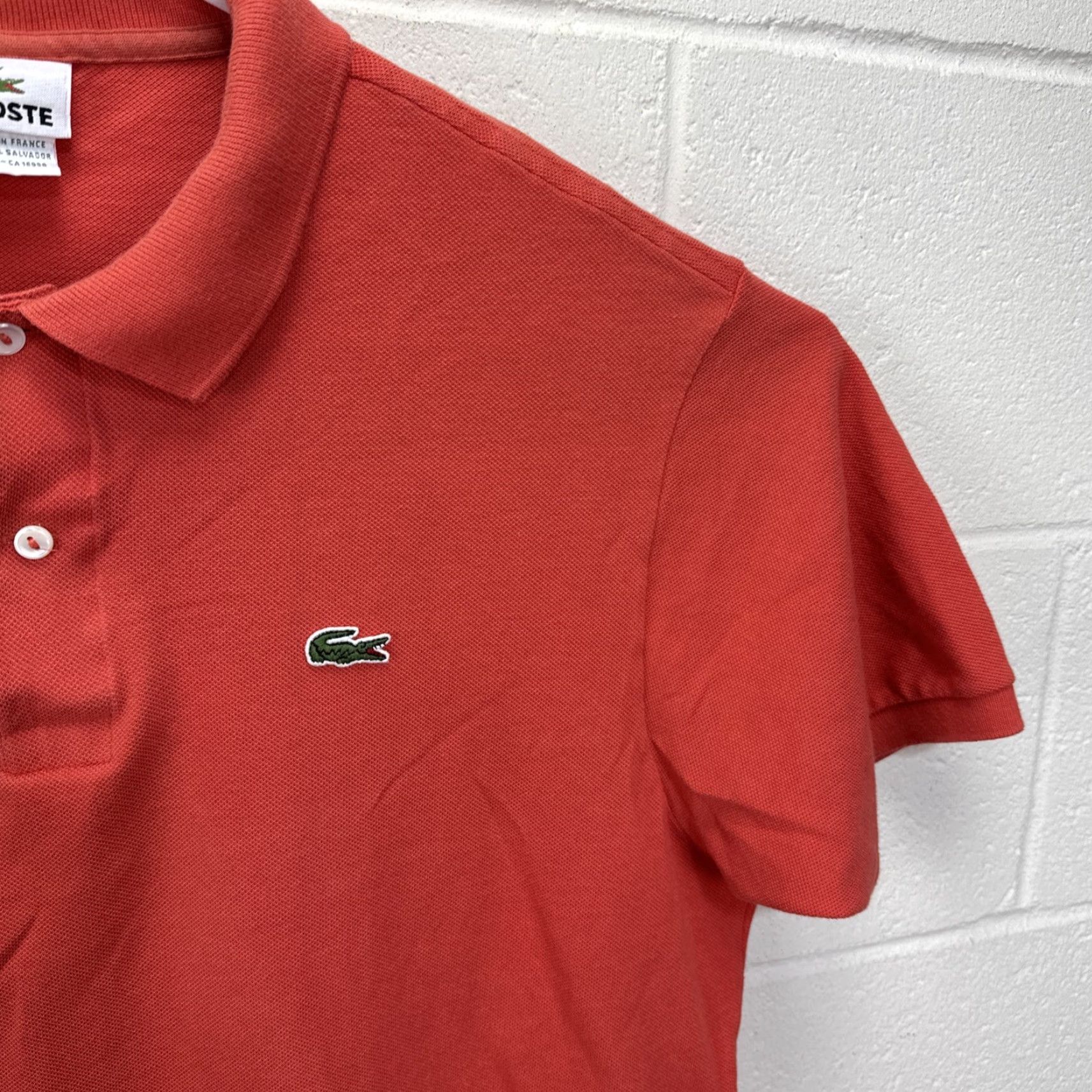 Lacoste Lacoste Polo Shirt Collared Short Sleeve Logo Classic Fit Coral FR US XL Mens Size US XL / EU 56 / 4 - 6 Thumbnail