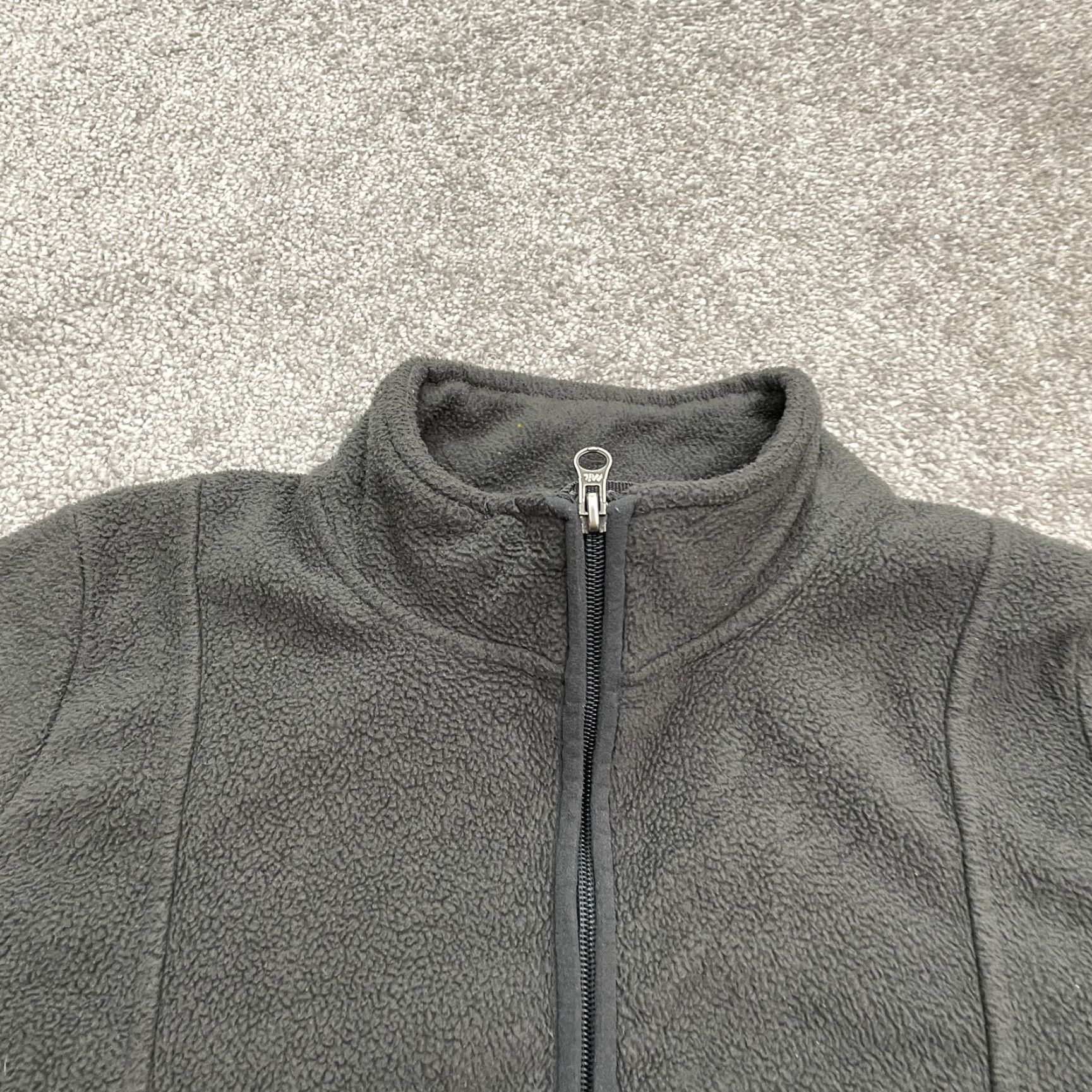 Merona Merona Jacket Womens S Gray Full Zip Fleece Polyester Outdoor Casual Workwear Size S / US 4 / IT 40 - 3 Thumbnail