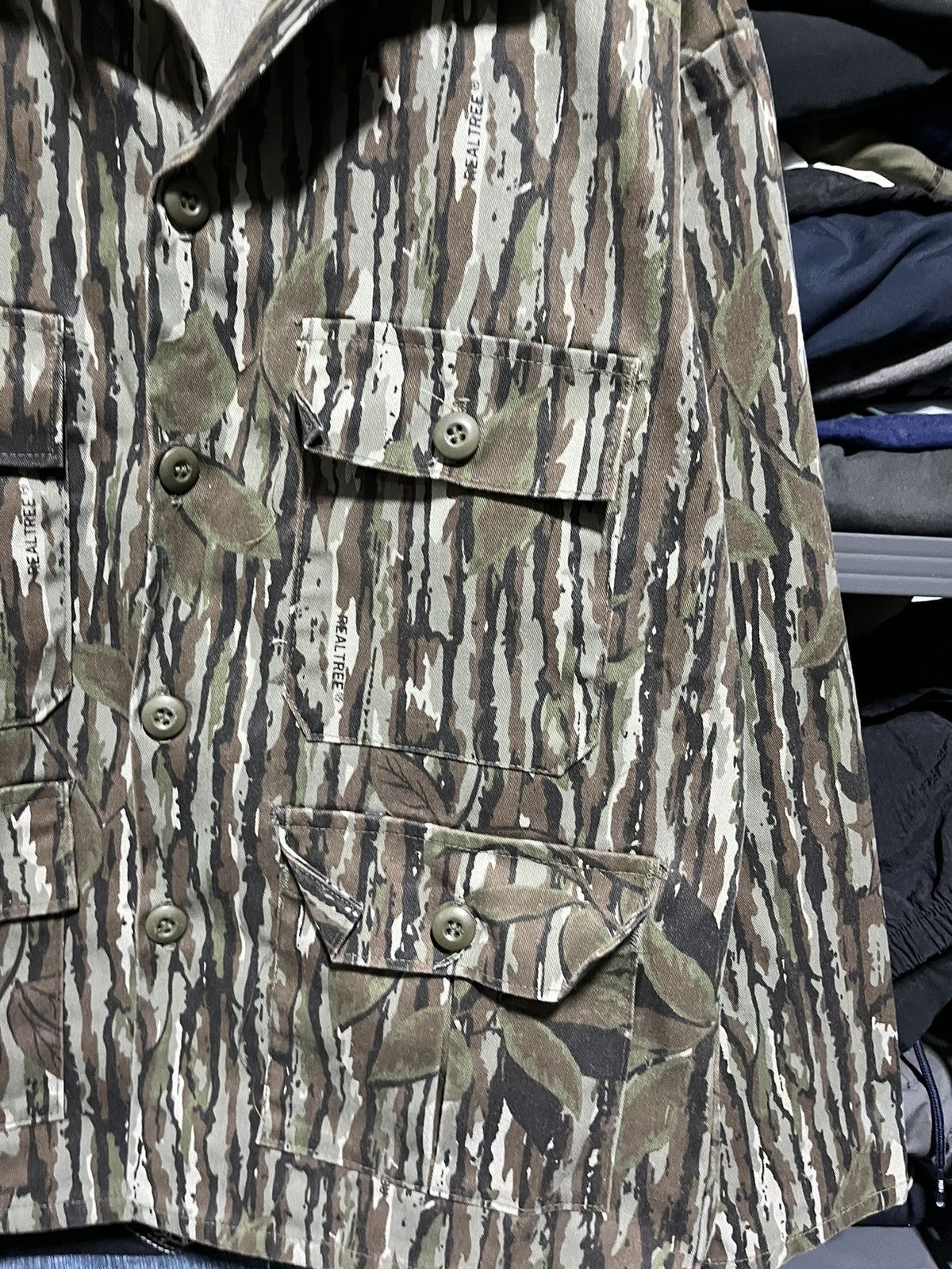 Realtree × Vintage Vintage 90s Camo Button Down Multi-Pocket Utility Essential Size US M / EU 48-50 / 2 - 5 Thumbnail