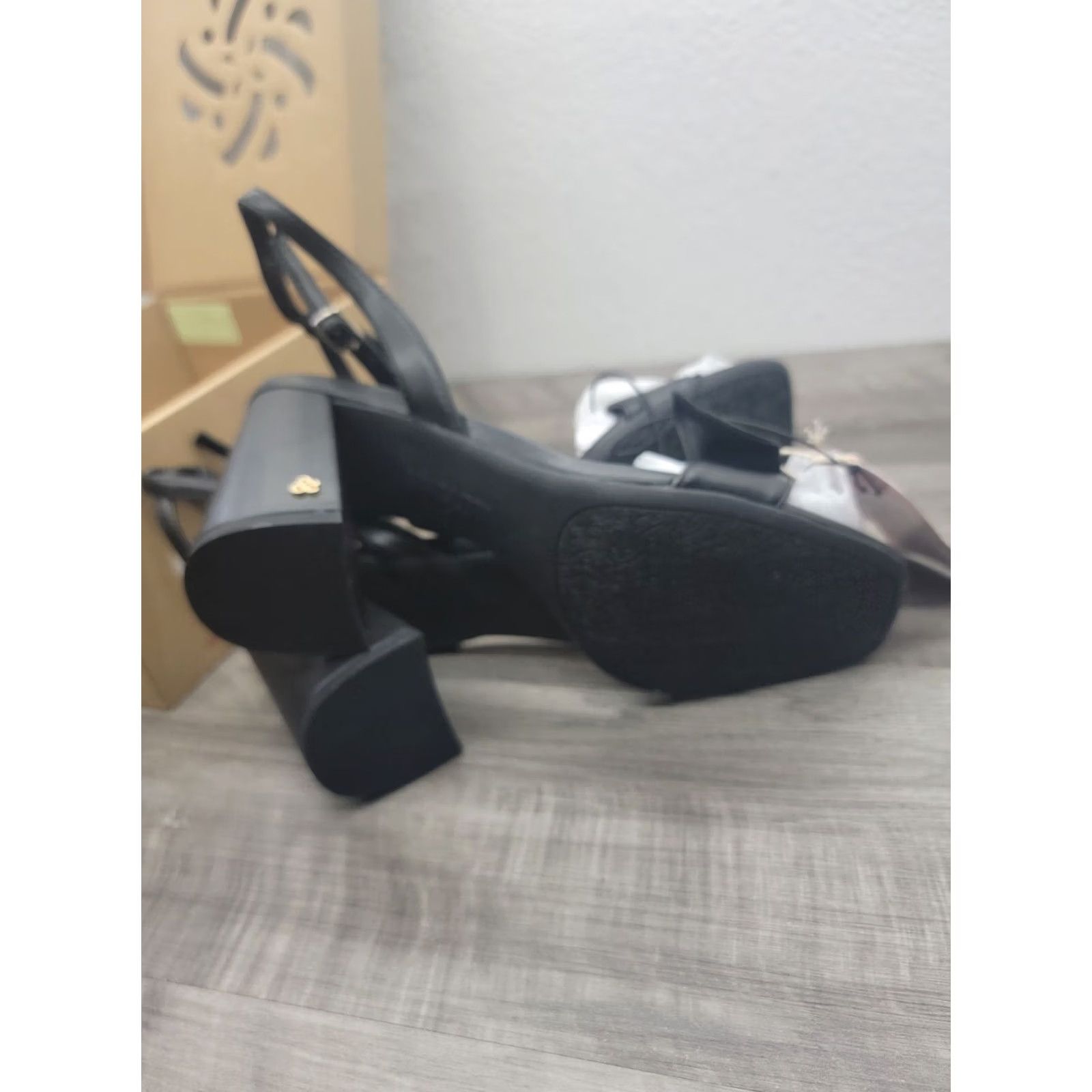 Vintage Sam & Libby Heels Women's Size 8 Jordan Sandals High Heel Black Size US 8 / IT 38 - 6 Thumbnail