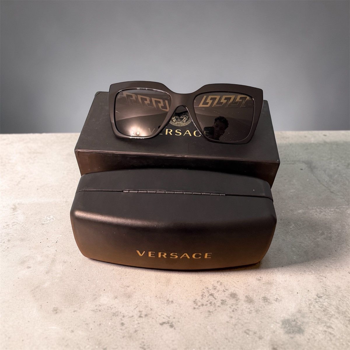 Versace Versace VE4418 GB1/87 56 Women's Square Sunglasses Size ONE SIZE - 1 Thumbnail