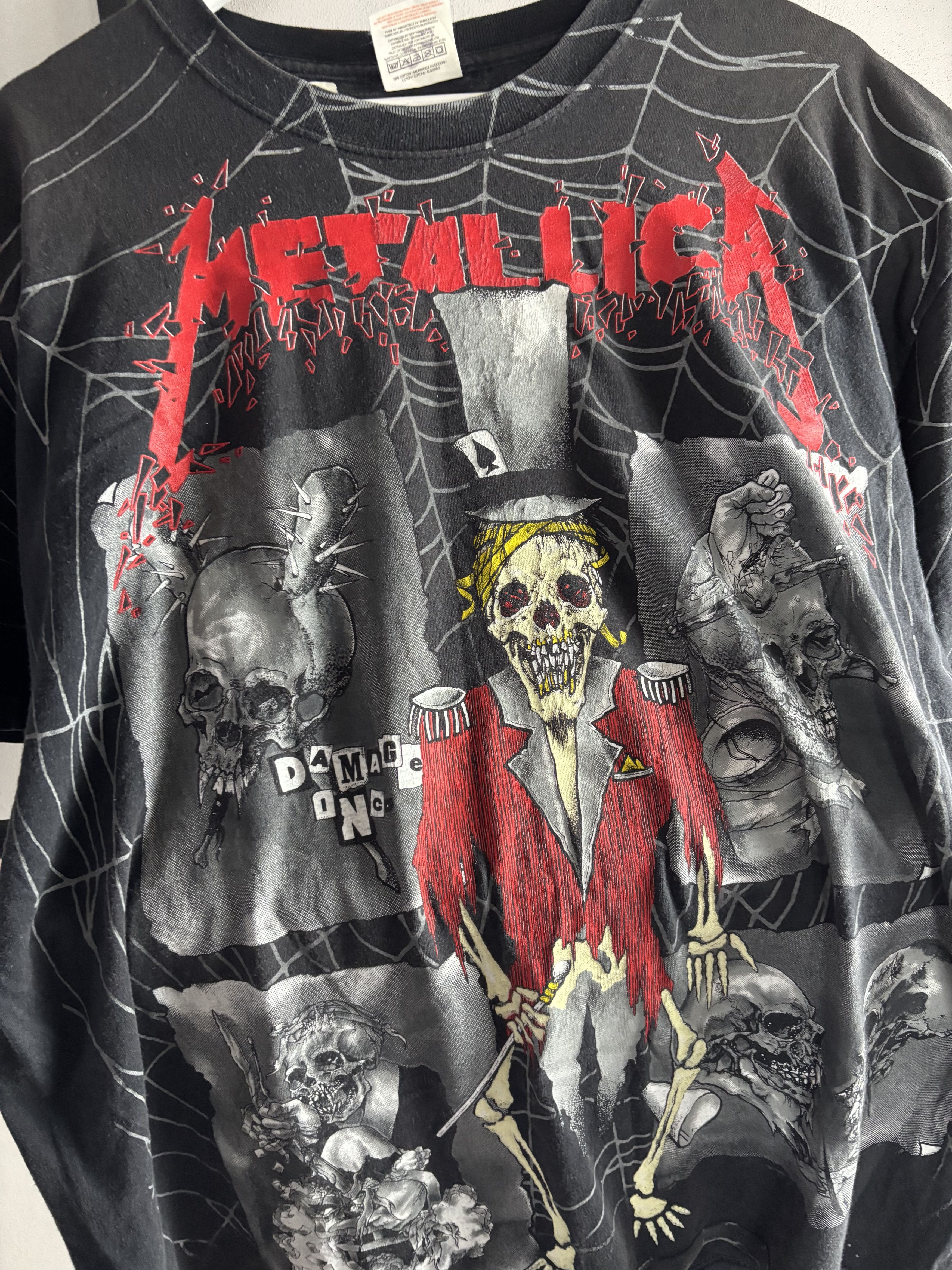 Metallica Metallica Vintage 1992 Ringmaster All Over Print T-Shirt Size US L / EU 52-54 / 3 - 8 Thumbnail