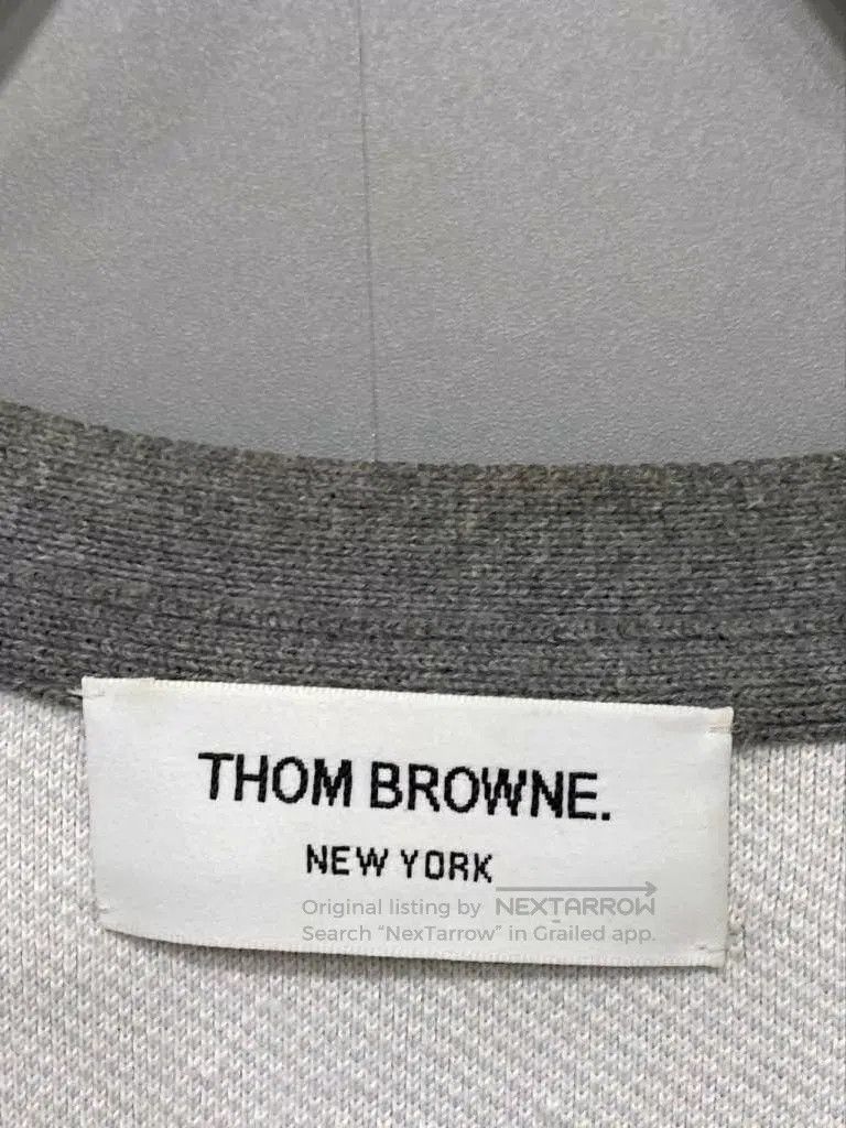 Thom Browne Thom Browne Little lion color label four-bar knitting card Size US XL / EU 56 / 4 - 4 Thumbnail