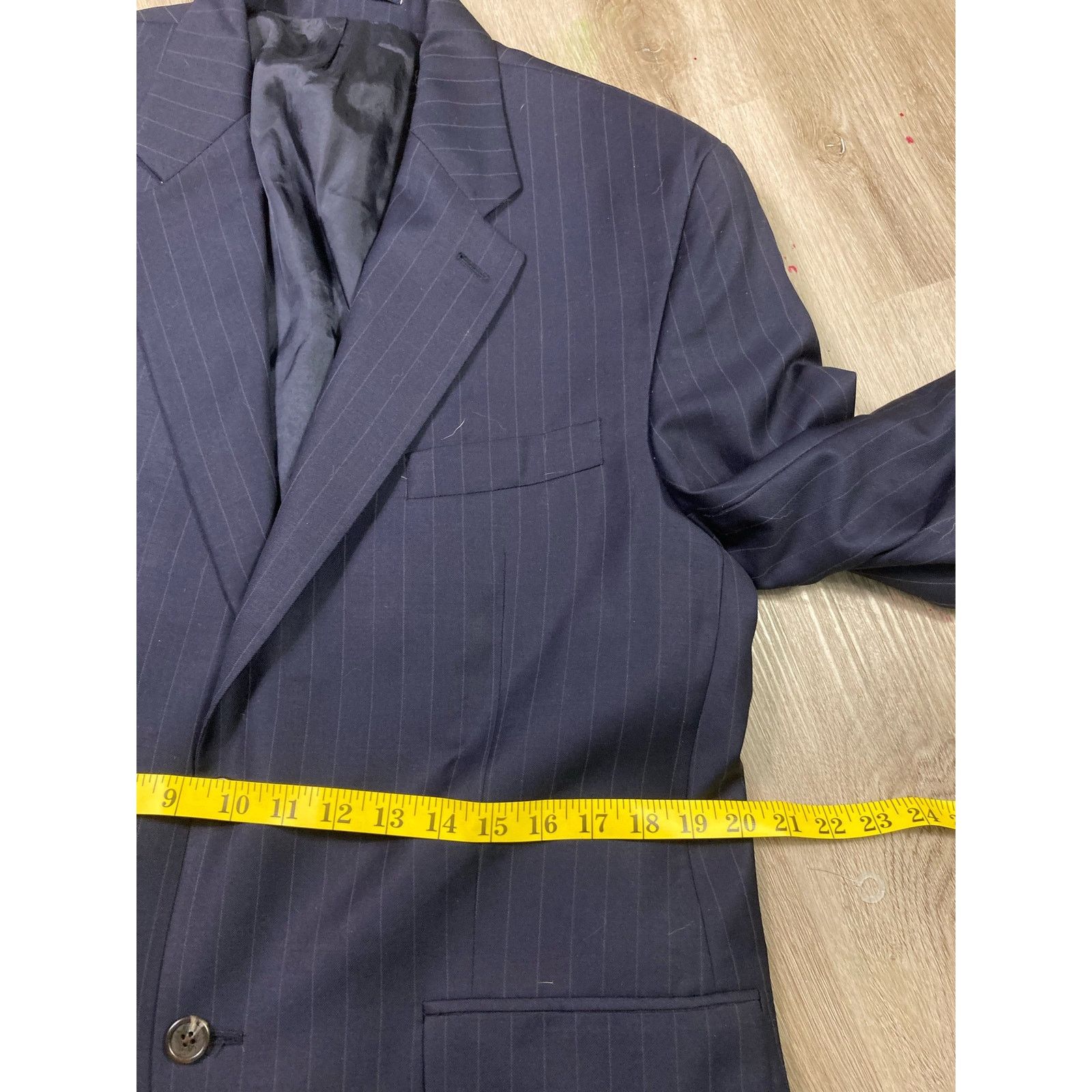 Lauren Ralph Lauren Lauren Ralph Lauren Women's Navy Blue Blazer Jacket 42R Size M / US 6-8 / IT 42-44 - 3 Thumbnail