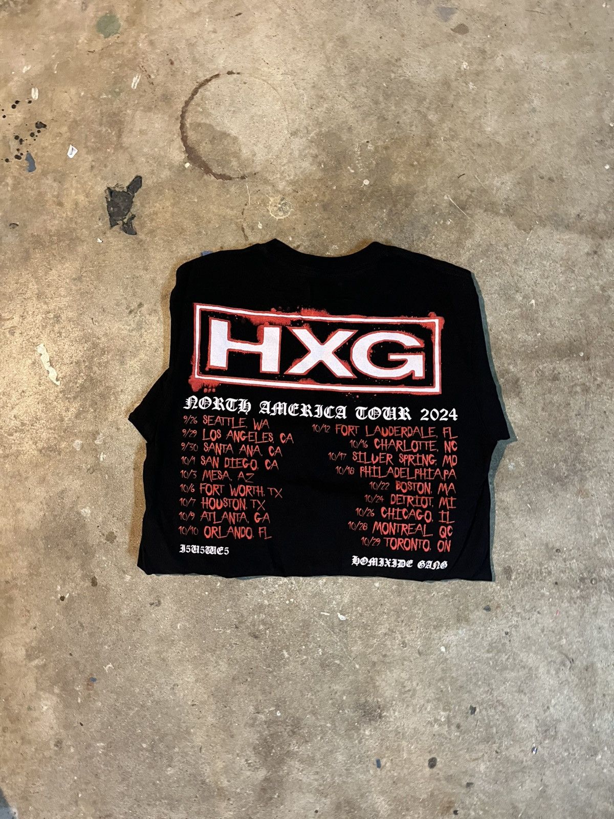 HXG Homixide Gang 5Activity Tour Long Sleeve Size US S / EU 44-46 / 1 - 2 Thumbnail