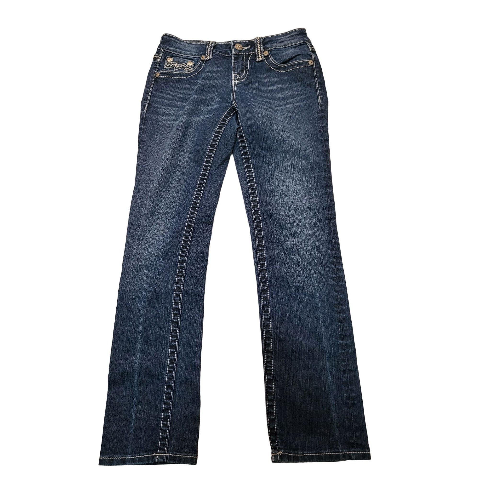 Miss Me Miss Me Easy Capri Jeans Women Sz 26 JE1049EP3 Embroidered B Size 26" / US 2 / IT 38 - 2 Thumbnail