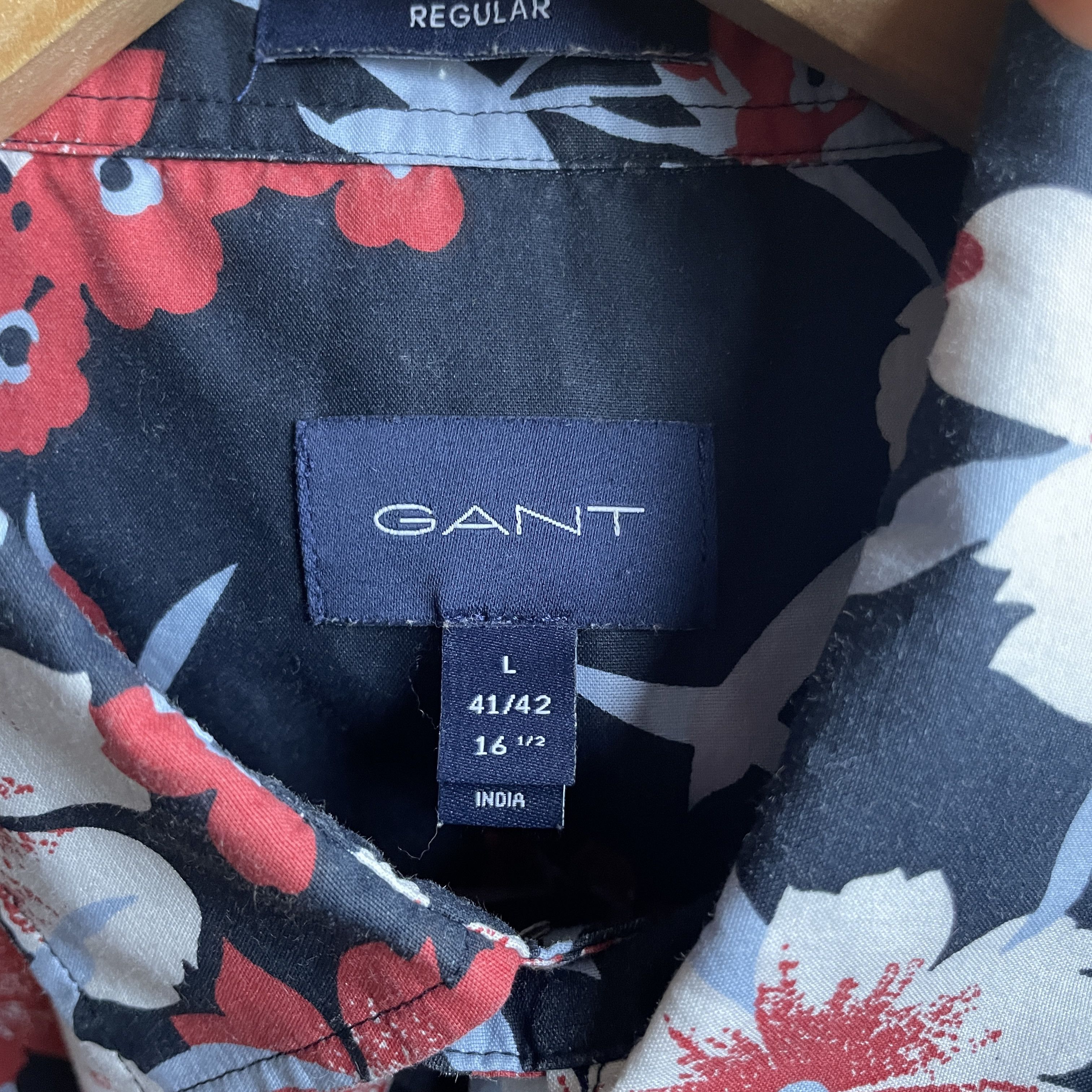 Gant Gant Floral Hawaiian Short Sleeve Shirt Size L Size US L / EU 52-54 / 3 - 6 Thumbnail