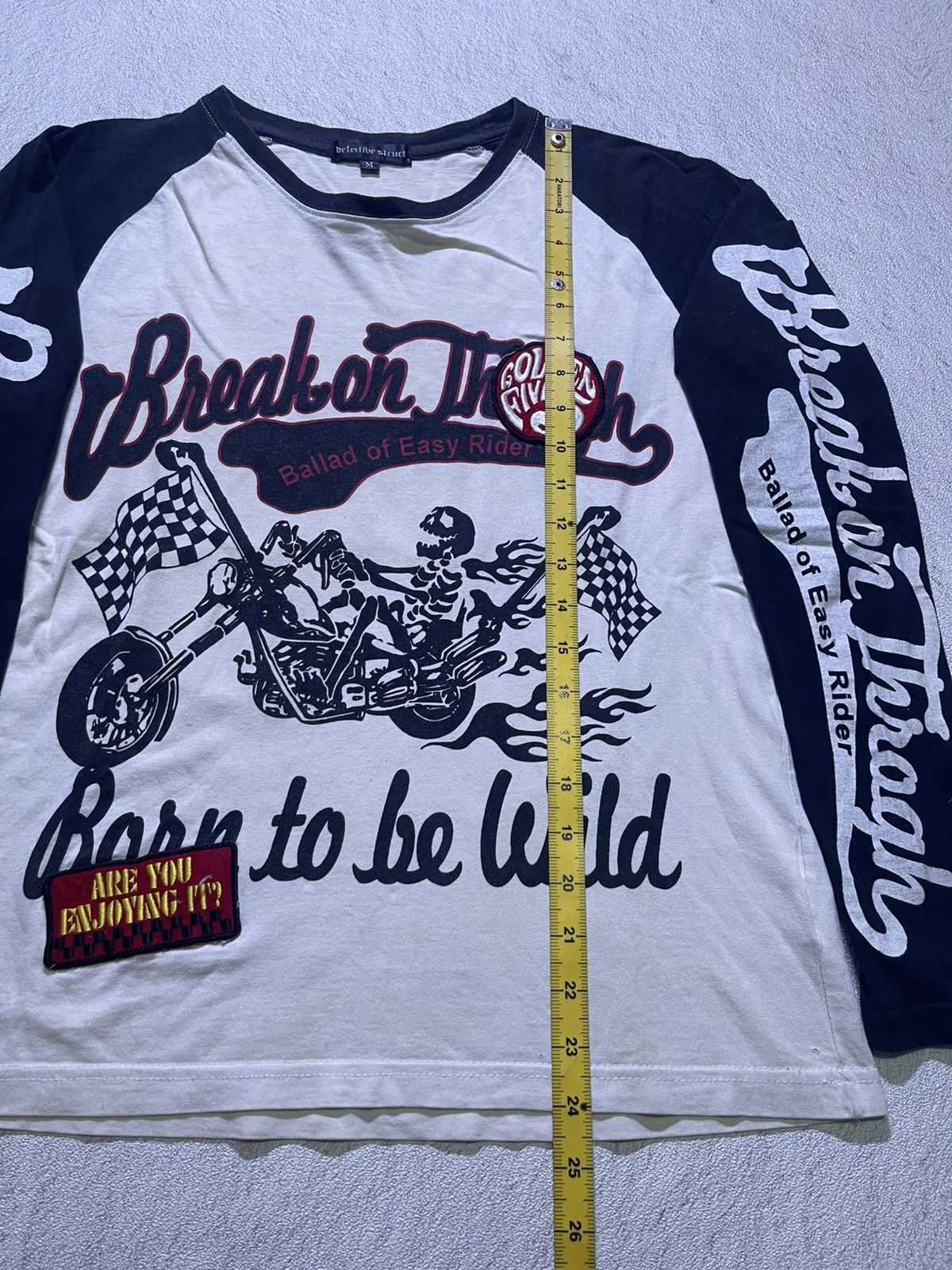 Japanese Brand Y2K DELECTIBE STRUCT long sleeve tshirt Size US M / EU 48-50 / 2 - 10 Thumbnail