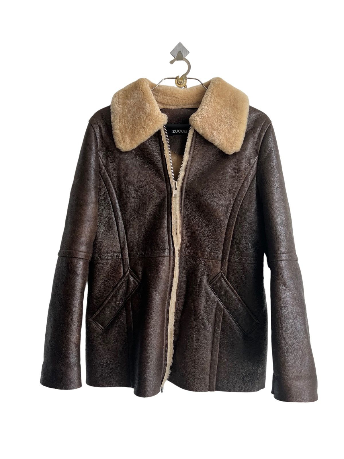 Comme des Garcons RARE Collection Zucca Sheepskin Shearling B-3 Long Jacket Size US M / EU 48-50 / 2 - 6 Thumbnail