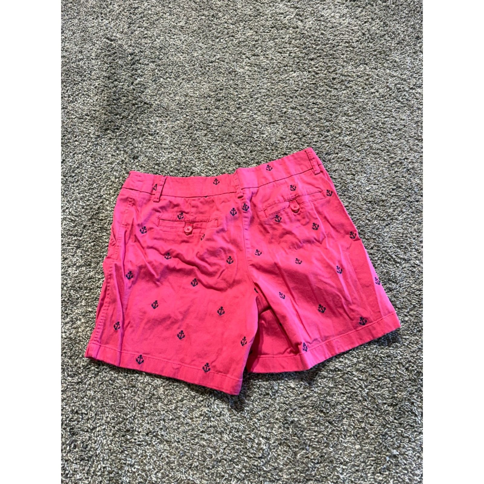 Vintage Cambridge Women’s Shorts Size 8 Pink Anchor Cotton Blend Ocean Chino - 2039 Size 30" / US 8 / IT 44 - 7 Thumbnail
