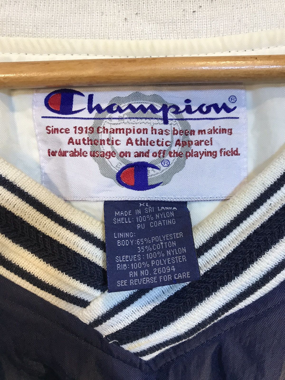 Champion × Vintage Vintage Champion Team Windbreaker Size US XL / EU 56 / 4 - 4 Thumbnail