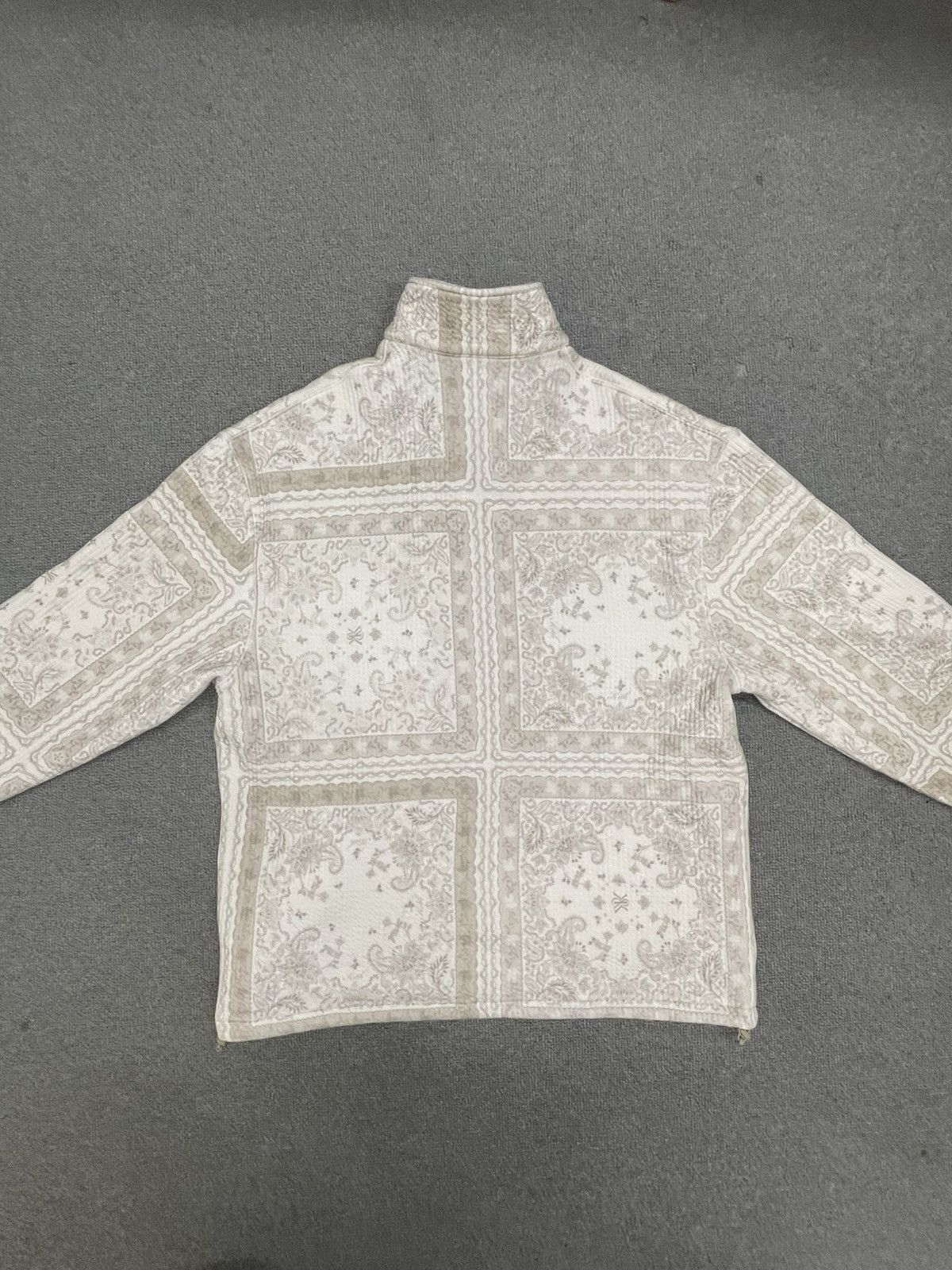 Kith Kith Beige Paisley 1/4 Zip Pullover Size US M / EU 48-50 / 2 - 10 Thumbnail