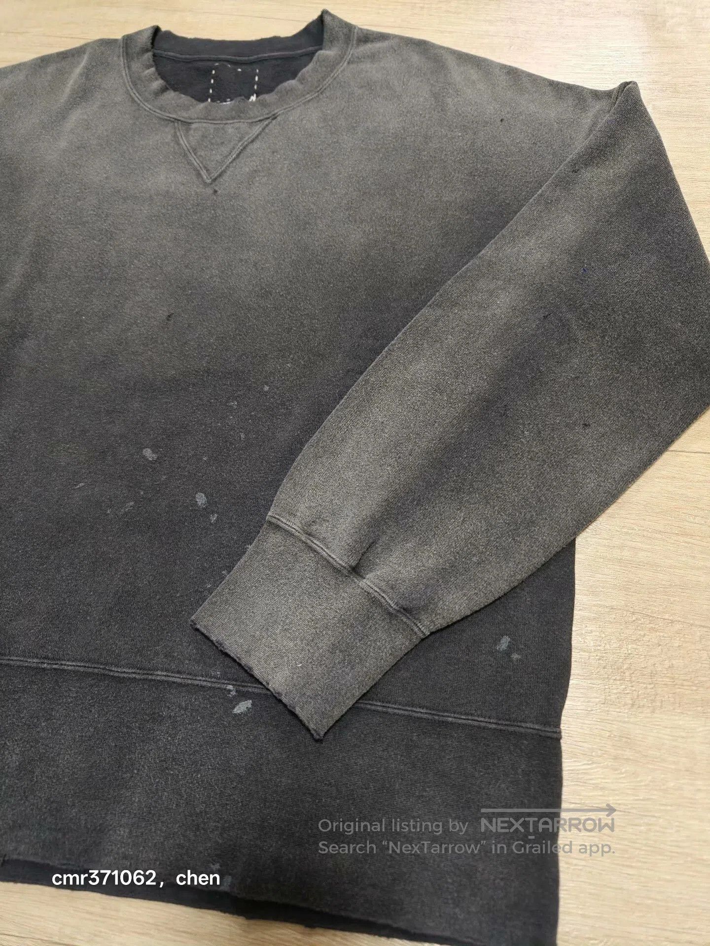 Visvim VISVIM 23SS COURT SWEAT L/S CRASH. Size US XL / EU 56 / 4 - 4 Thumbnail