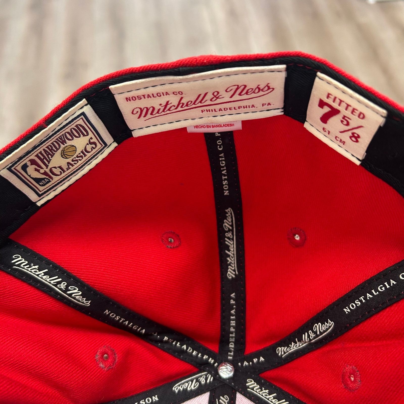 Mitchell & Ness Mitchell & Ness red NBA Los Angeles Clippers Hat Cap 7 5/8 Size ONE SIZE - 6 Thumbnail