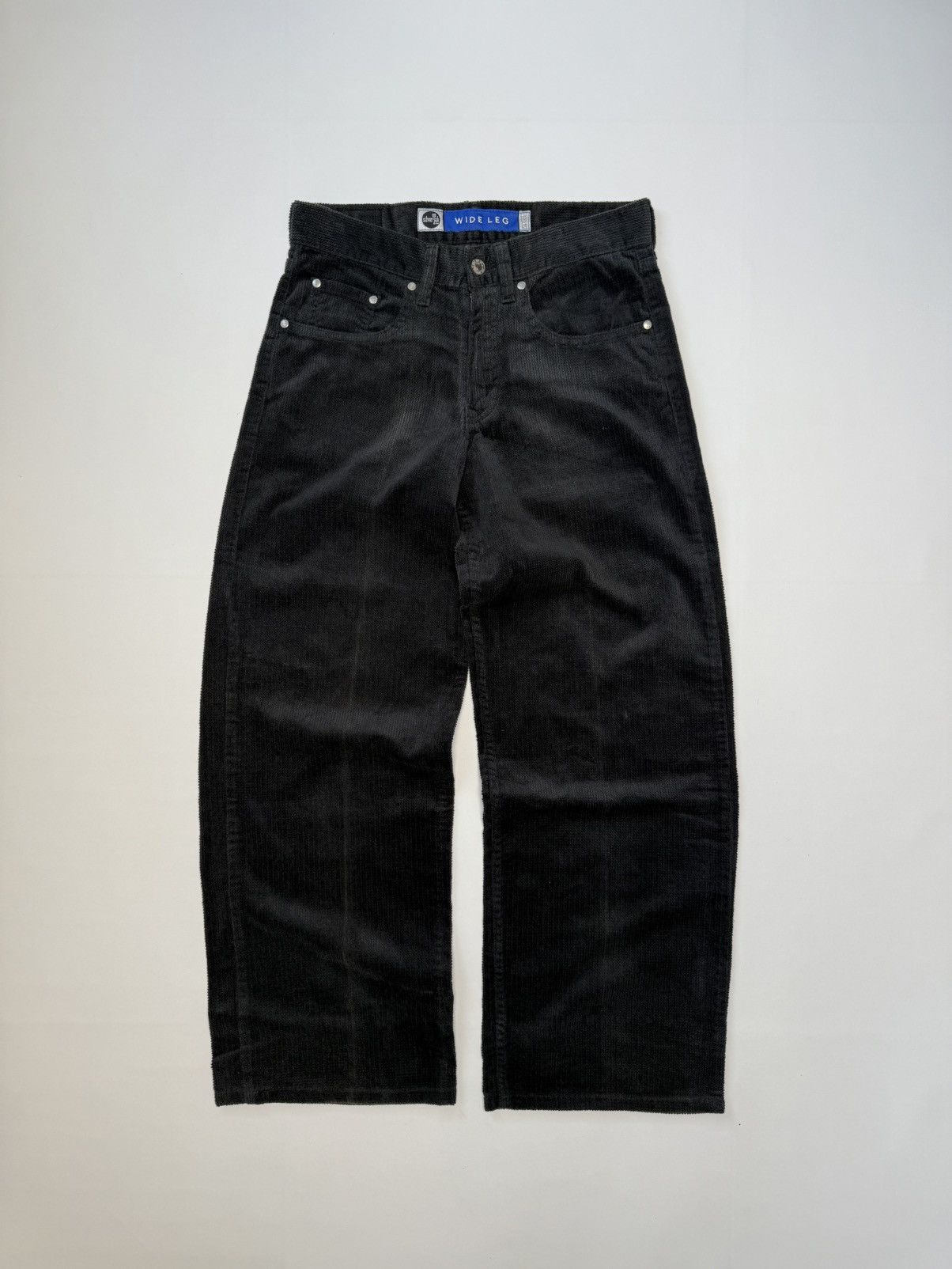 Vintage 90s Silvertab Wide Leg Black Corduroy
