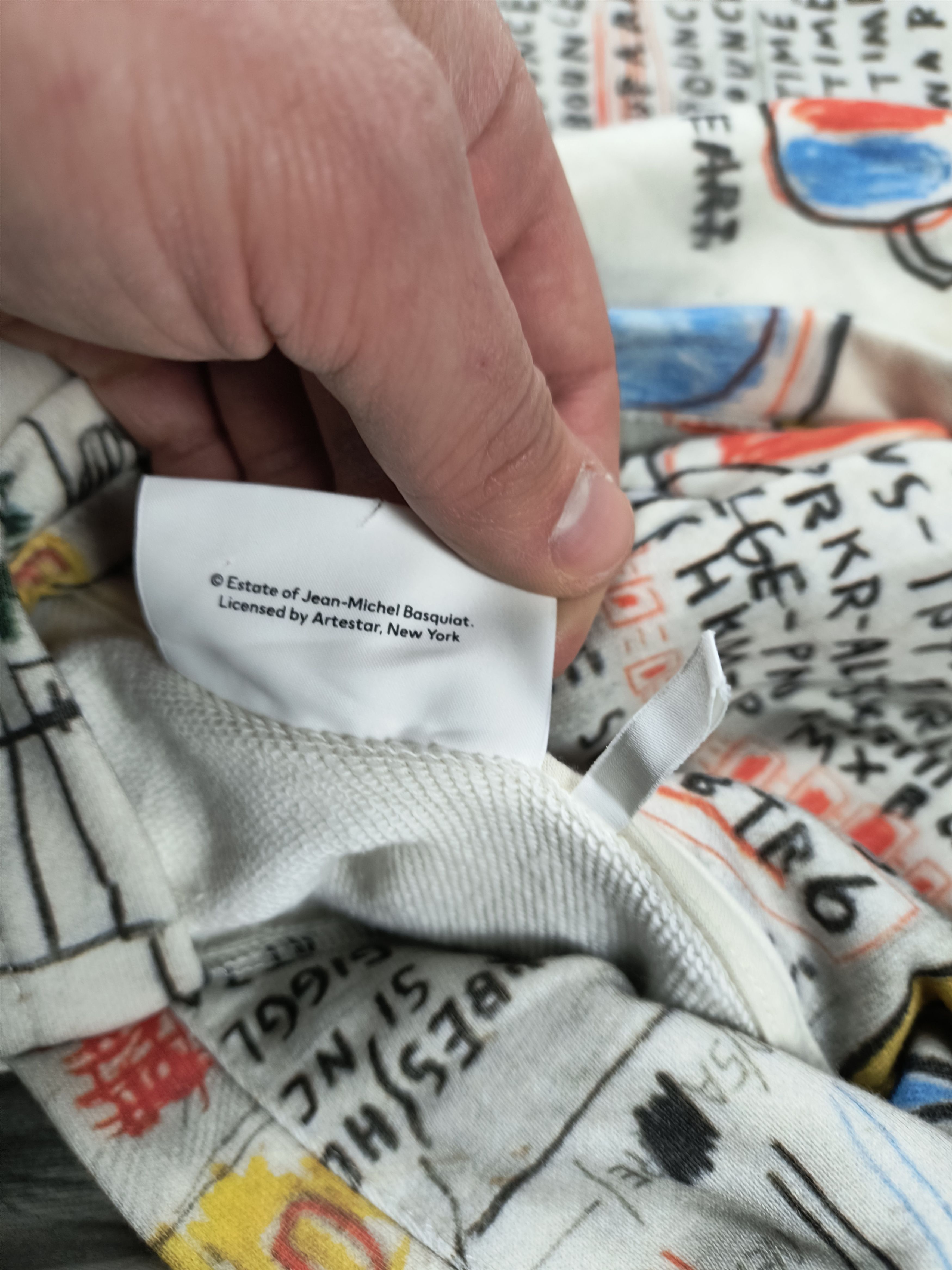 H&M × Jean-Michel Basquiat × Who Decides War H&M x Jean Michel Basquiat Who Decides War hoodie sweatshirt Size US M / EU 48-50 / 2 - 10 Thumbnail
