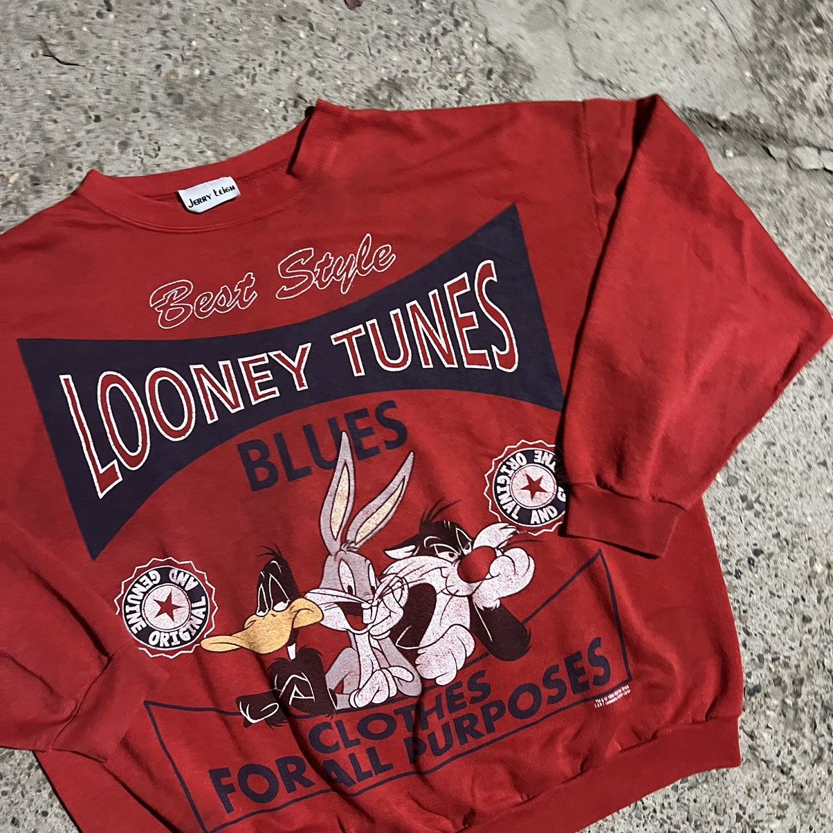 Vintage × Warner Bros Vintage Warner Bros Looney tunes boxy sweatshirt Size US XL / EU 56 / 4 - 4 Thumbnail