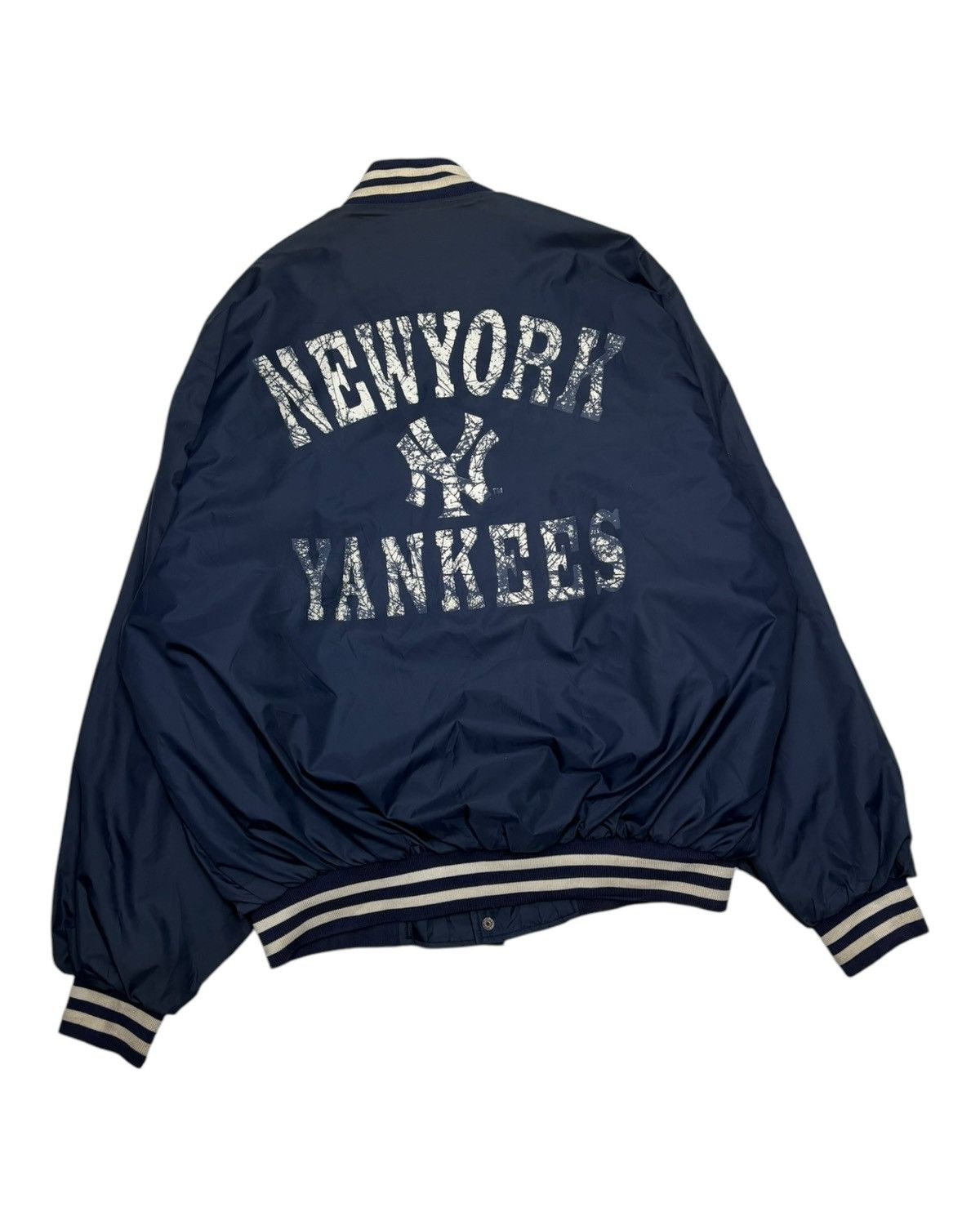 MLB 🔥VTG New York Yankees MLB Authentic Varsity Jacket Size US L / EU 52-54 / 3 - 4 Thumbnail