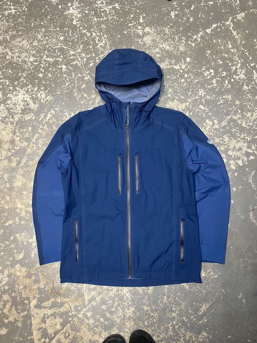 Weatherproof Kuhl Projekt Men's Jetstream Rain Waterproof Jacket Blue Lar